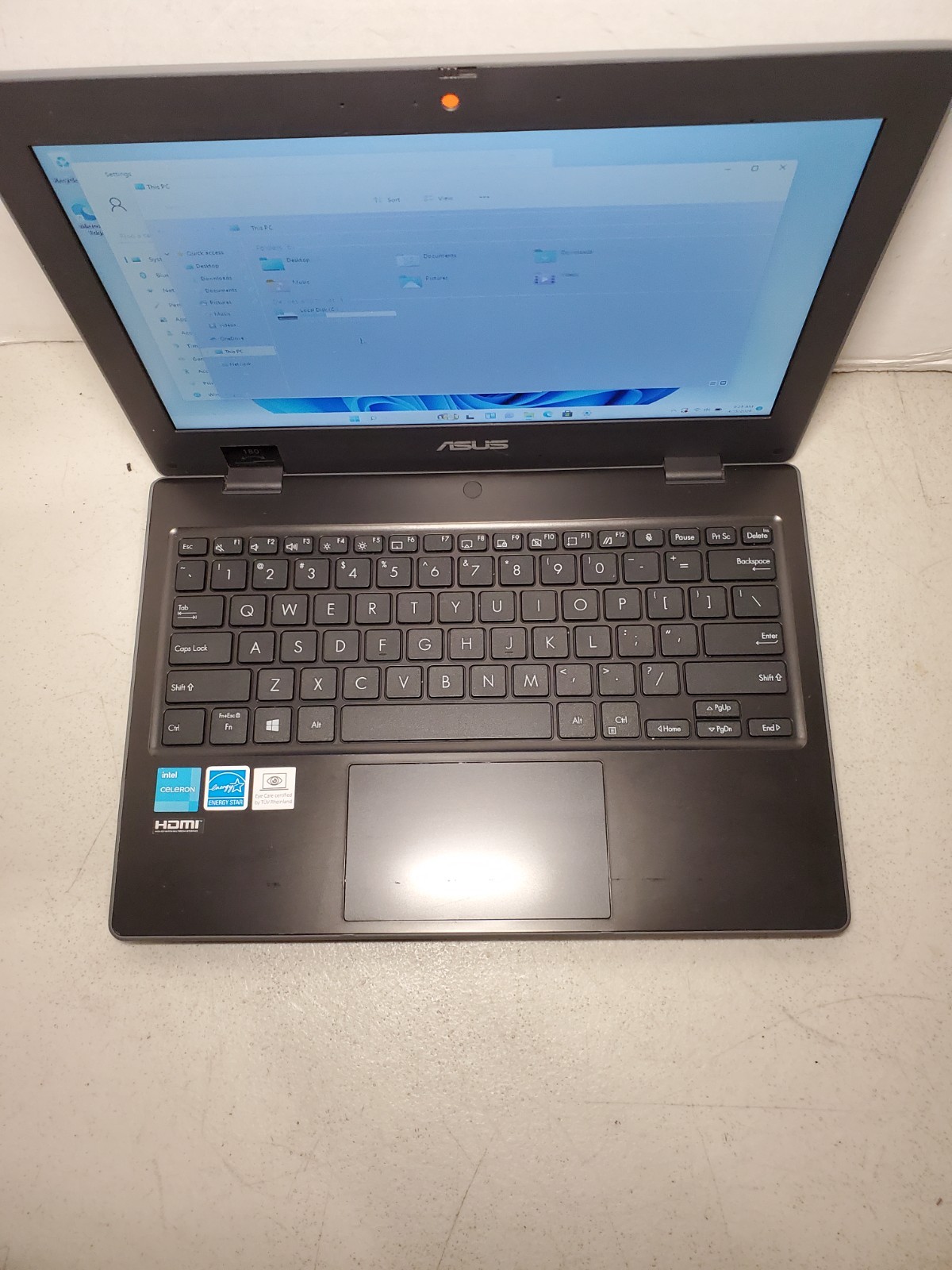 ASUS BR1100CK 11.6″ Laptop Intel N4500 4GB RAM 128GB SSD Win11 USB-C HDMI #69