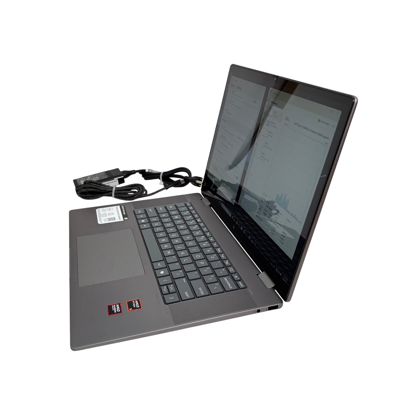 HP Envy x360 16-ad0013dx Win 11 AMD Ryzen 5 8640HS 3.5GHz 8GB RAM 512GB SSD 16”