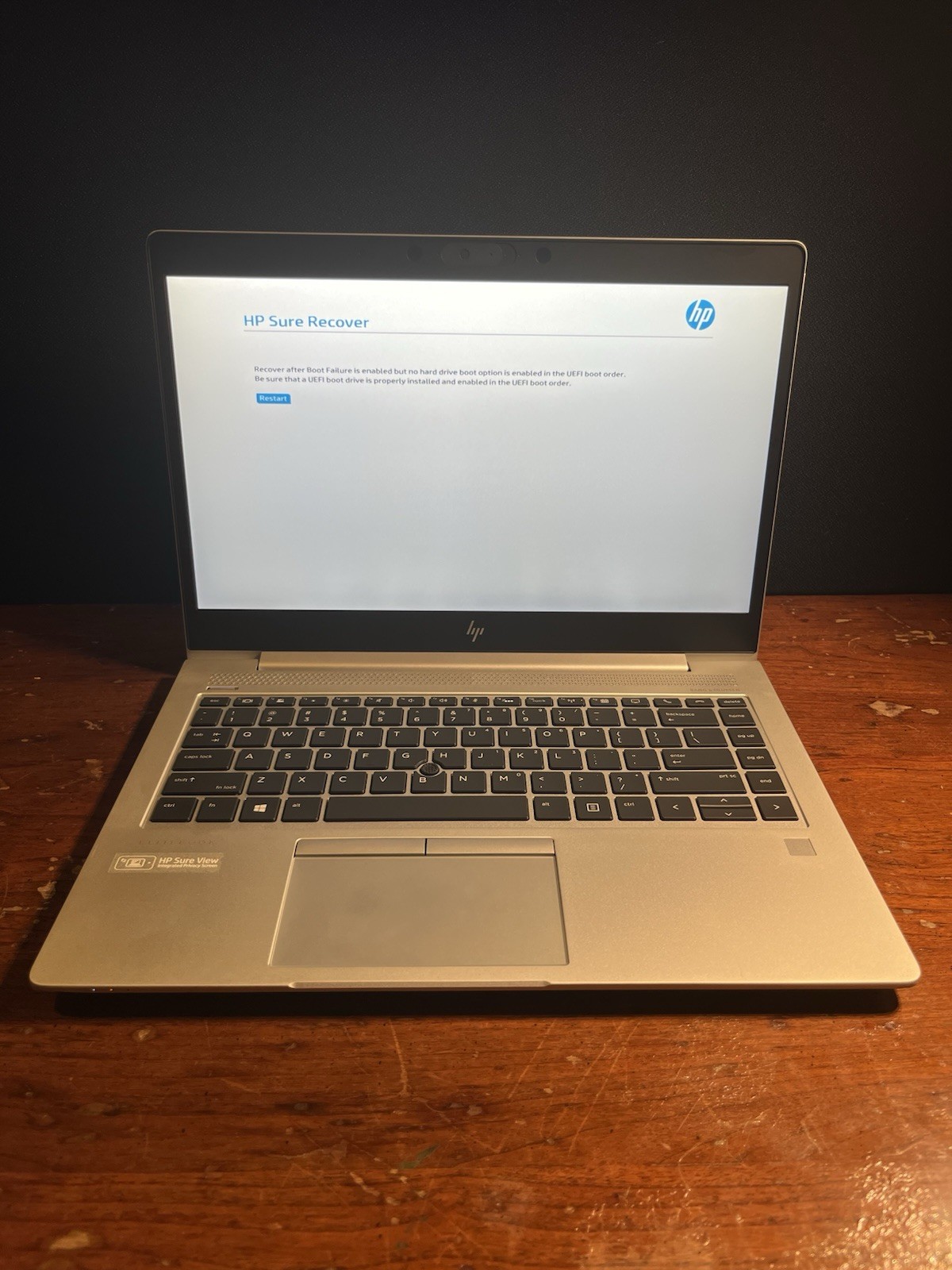 HP EliteBook 745 G6 14″ Ryzen 5 Pro 3500U 8GB RAM No SSD/Charger BIOS LOCKED