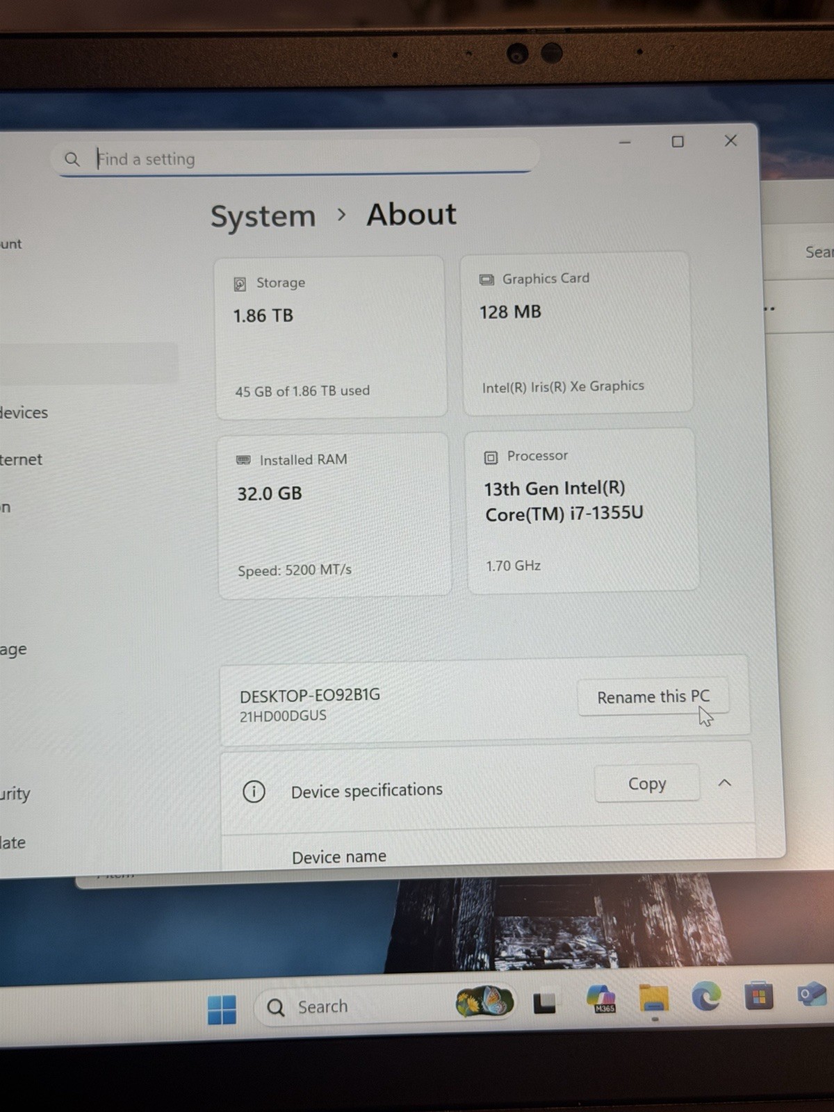 Perfect Lenovo ThinkPad T14 Gen 4 FHD+TOUCH- i7-1355U 32GB ram 2TB SSD