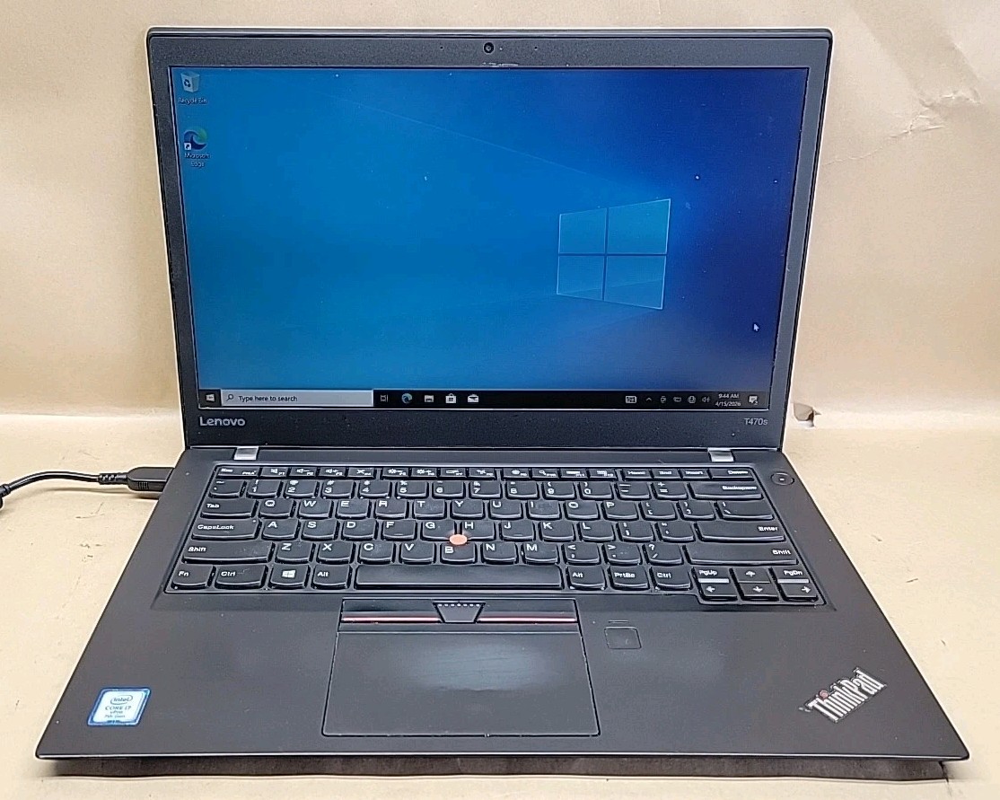 Lenovo ThinkPad T470s Intel Core i7-7600U @ 2.8GHz 8GB RAM 256GB SSD W10P *READ*