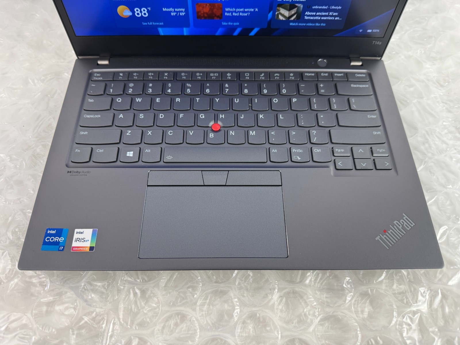 Lenovo ThinkPad T14s Gen 2 i7-1165G7 16GB 256GB SSD 14″ FHD Touch Win 11 Pro