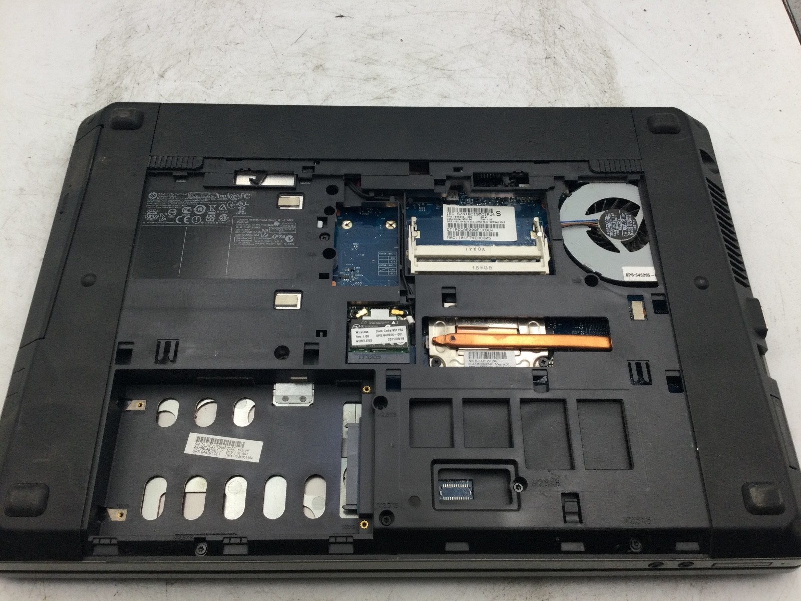 HP PROBOOK 4530S – FOR PARTS/NO POWER – INTEL I5 – NO RAM – NO OS -READ DESC- BB