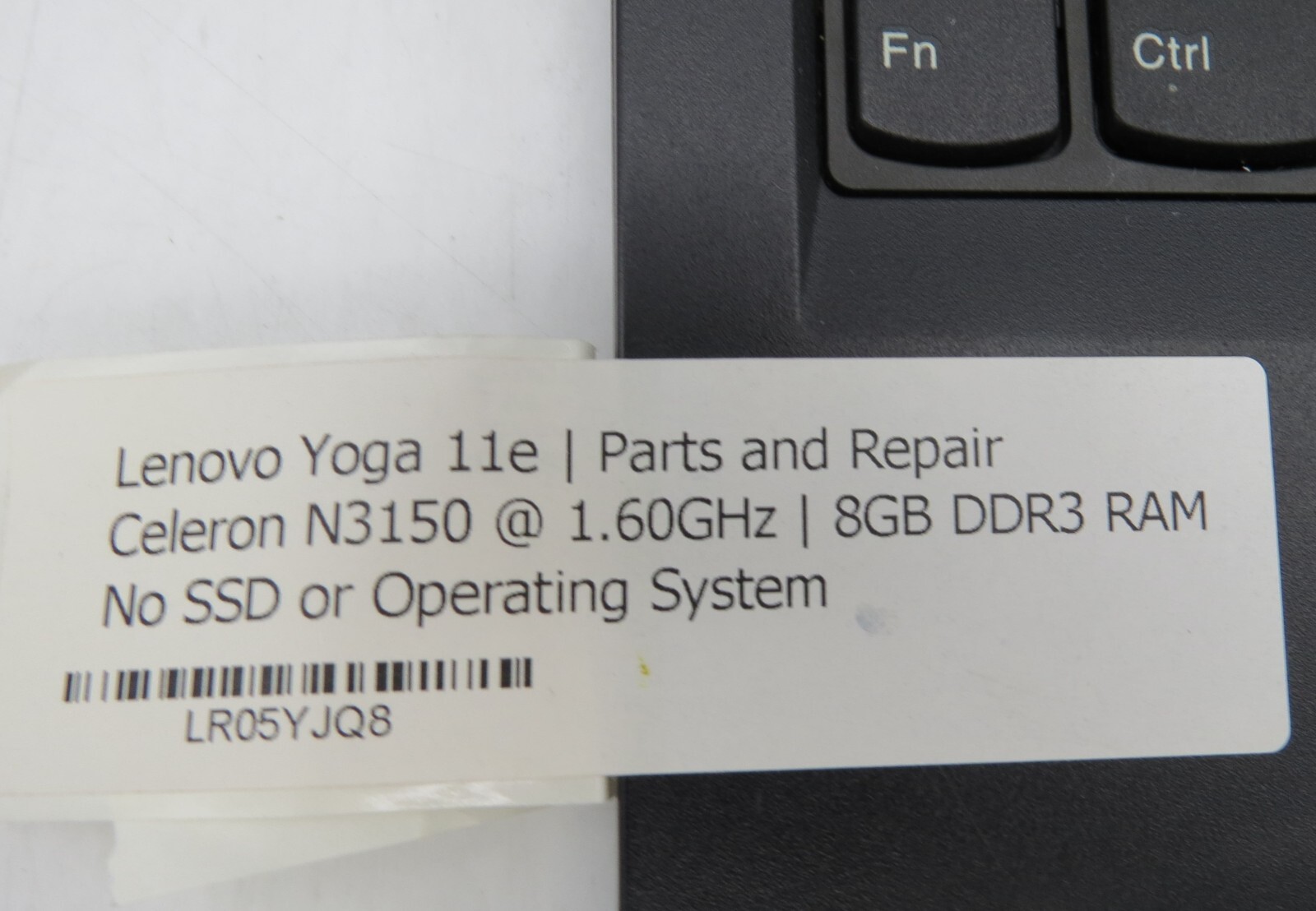 Lenovo Yoga 11e | Celeron N3150 | 8GB RAM | No HDD/OS/AC | REPAIR