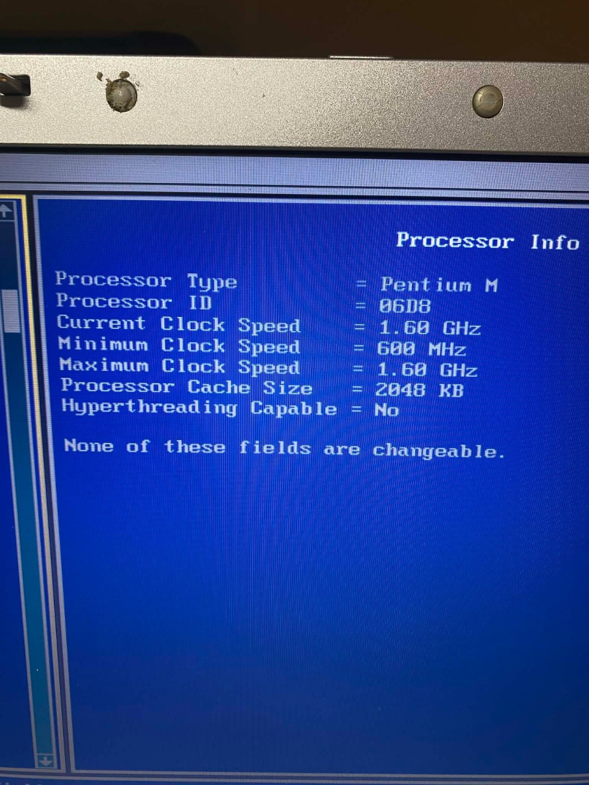 Dell Inspiron 6000 Pentium® Dual-Core CPU T4200 @ 2.00GHzl Service Tag 2CSQP81
