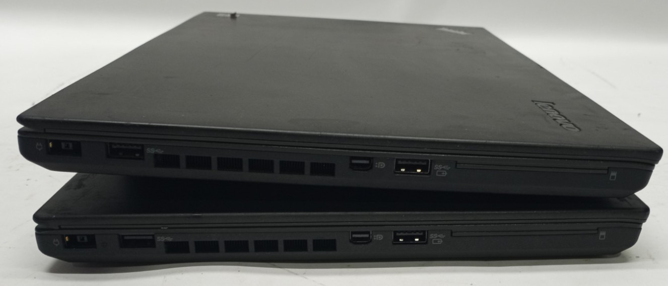 Lot of 2 Lenovo ThinkPad T450 i7-5600u VPro@2.60GHz 8GB RAM No HDD/OS MC692*!