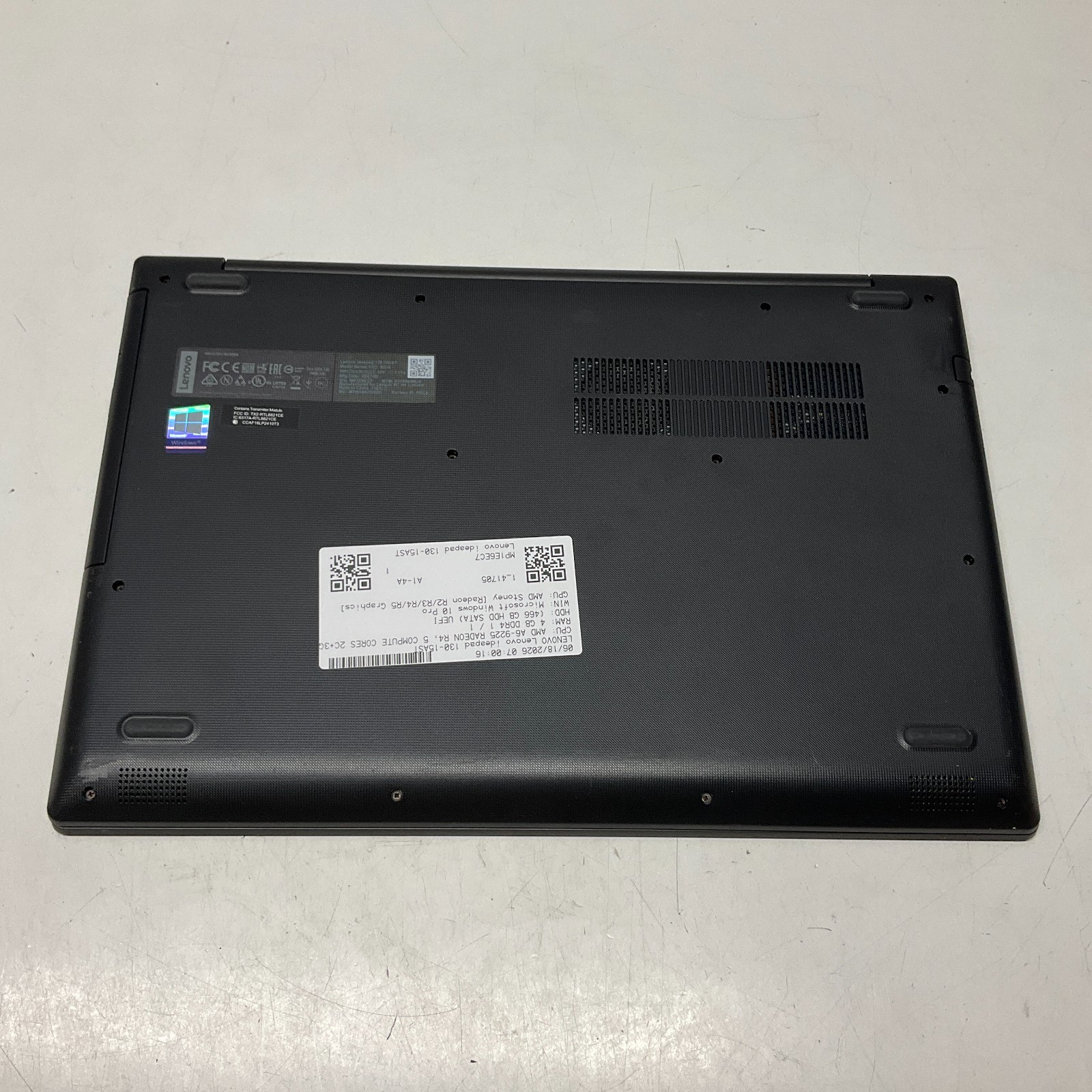 Lenovo IdeaPad S145-15AST 15.6″ A6-9225 2.60Ghz 4GB 500GB HDD Windows 10 Pro