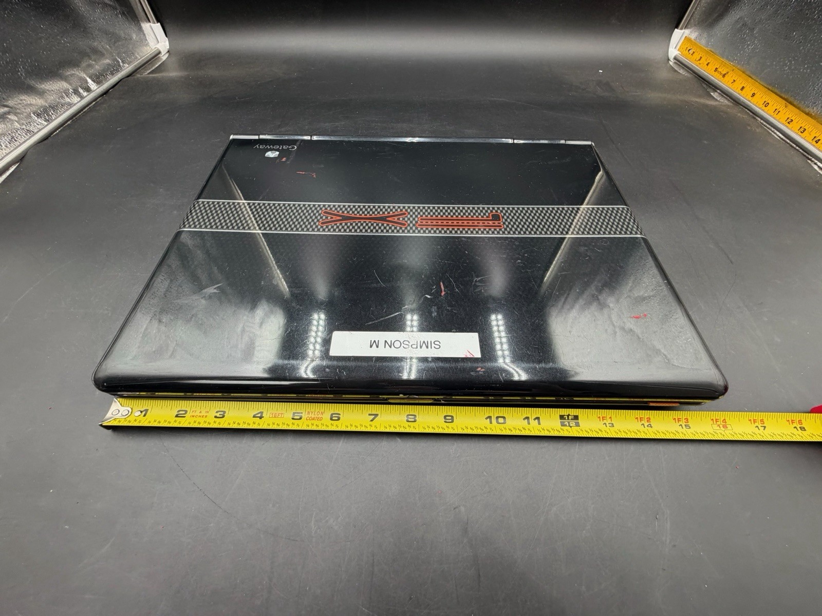 Black And Orange Gateway MS2252 Laptop Microsoft Intel