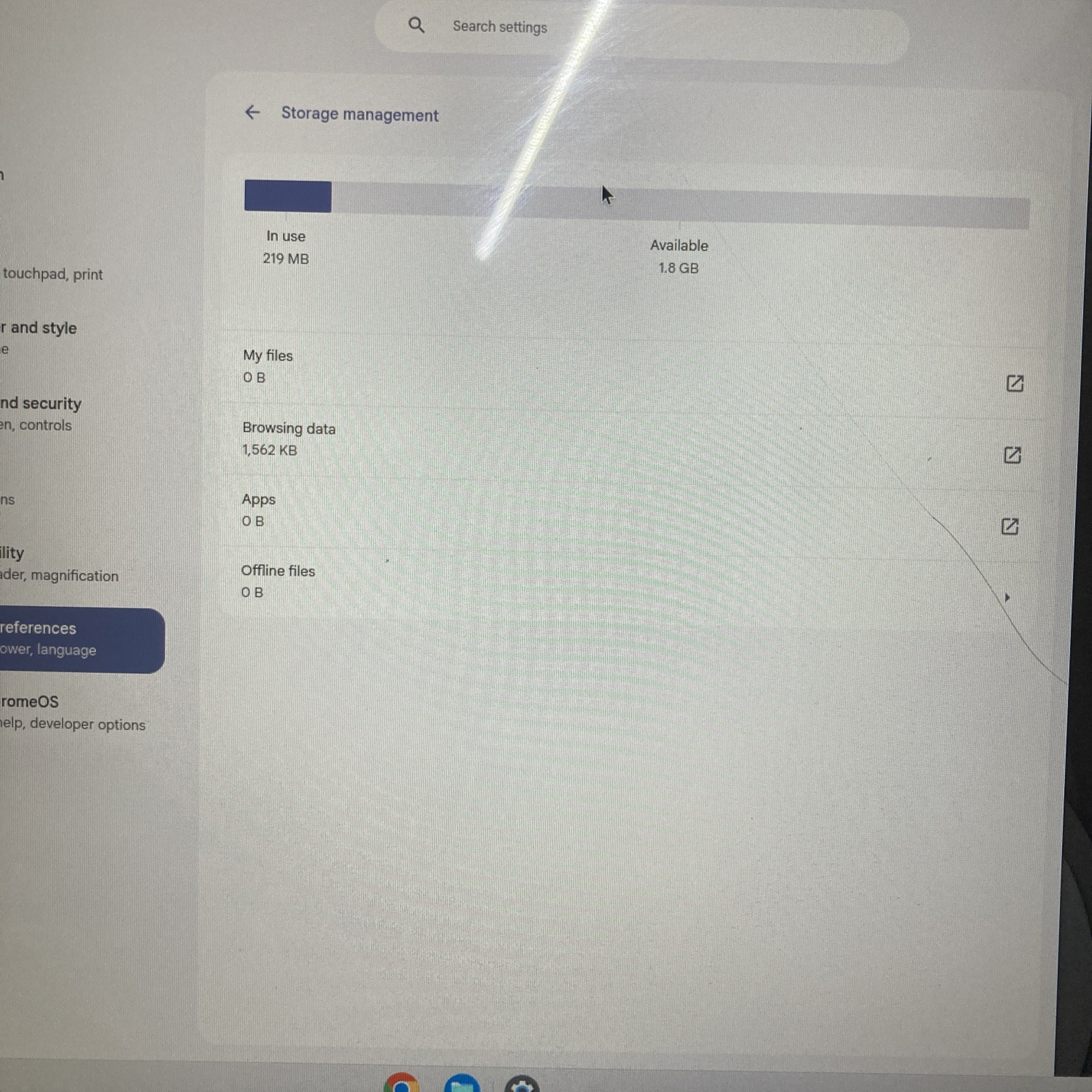 Lenovo Chromebook C340-15 i3-8130U 2.2GHz 4GB RAM 1.8 GB Broken screen