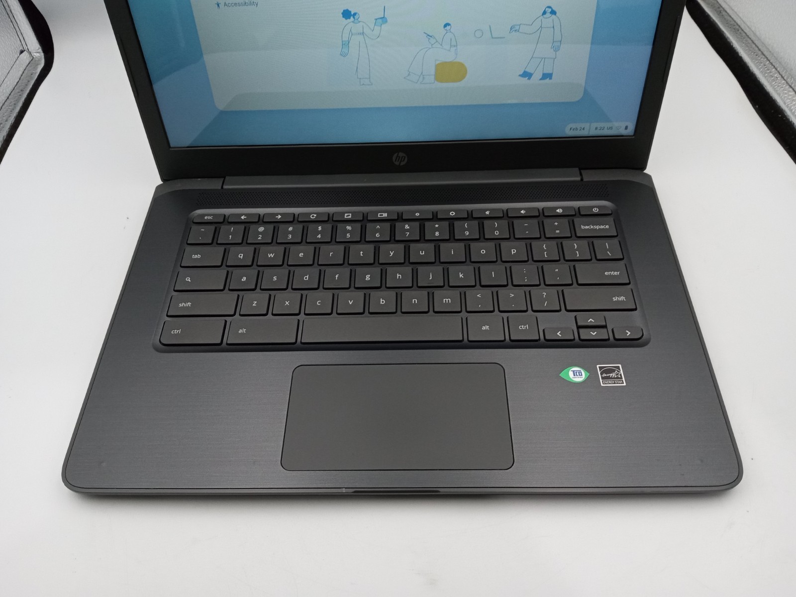 HP ChromeBook 14A G5 14″ Laptop AMD-9120C 1.6GHz 4GB RAM 32GB eMMC ChromeOS