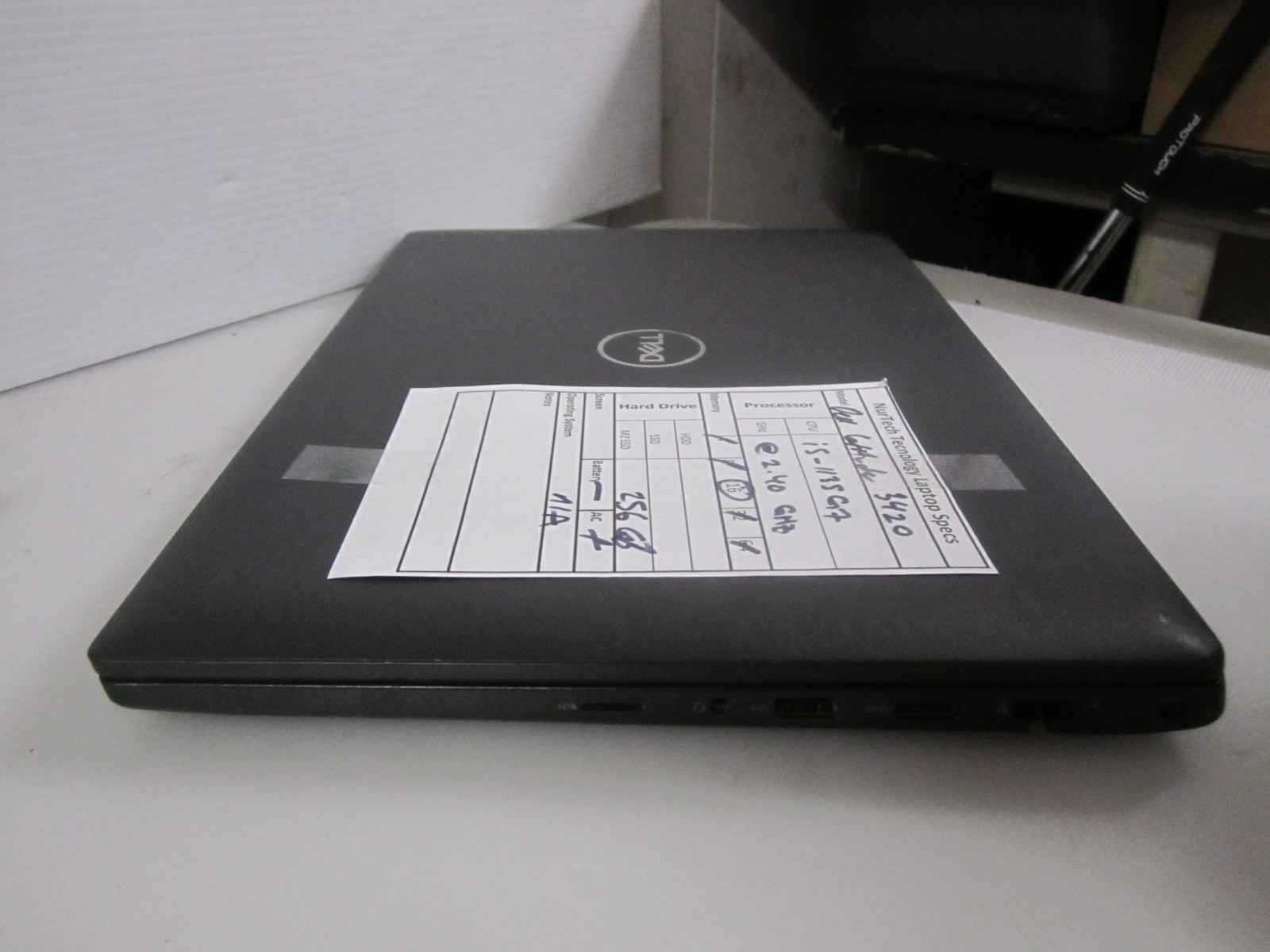 Dell Latitude 3420 I5-1135G7 2.40GHz 16GB 256GB M2SSD NO OS LAPTOP + AC_