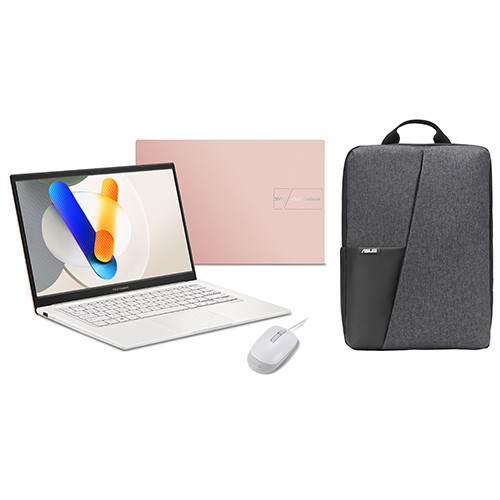 ASUS Vivobook 14 FHD Laptop Intel Core 5 120U 8GB RAM 512GB SSD Berry Pink with