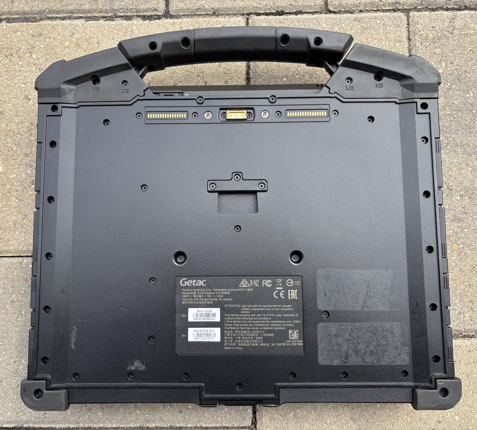 Getac K120 Rugged Toughbook Touch i5-8250U 1.60Ghz 16GB 2TB SSD Win 11 pro 261Hr