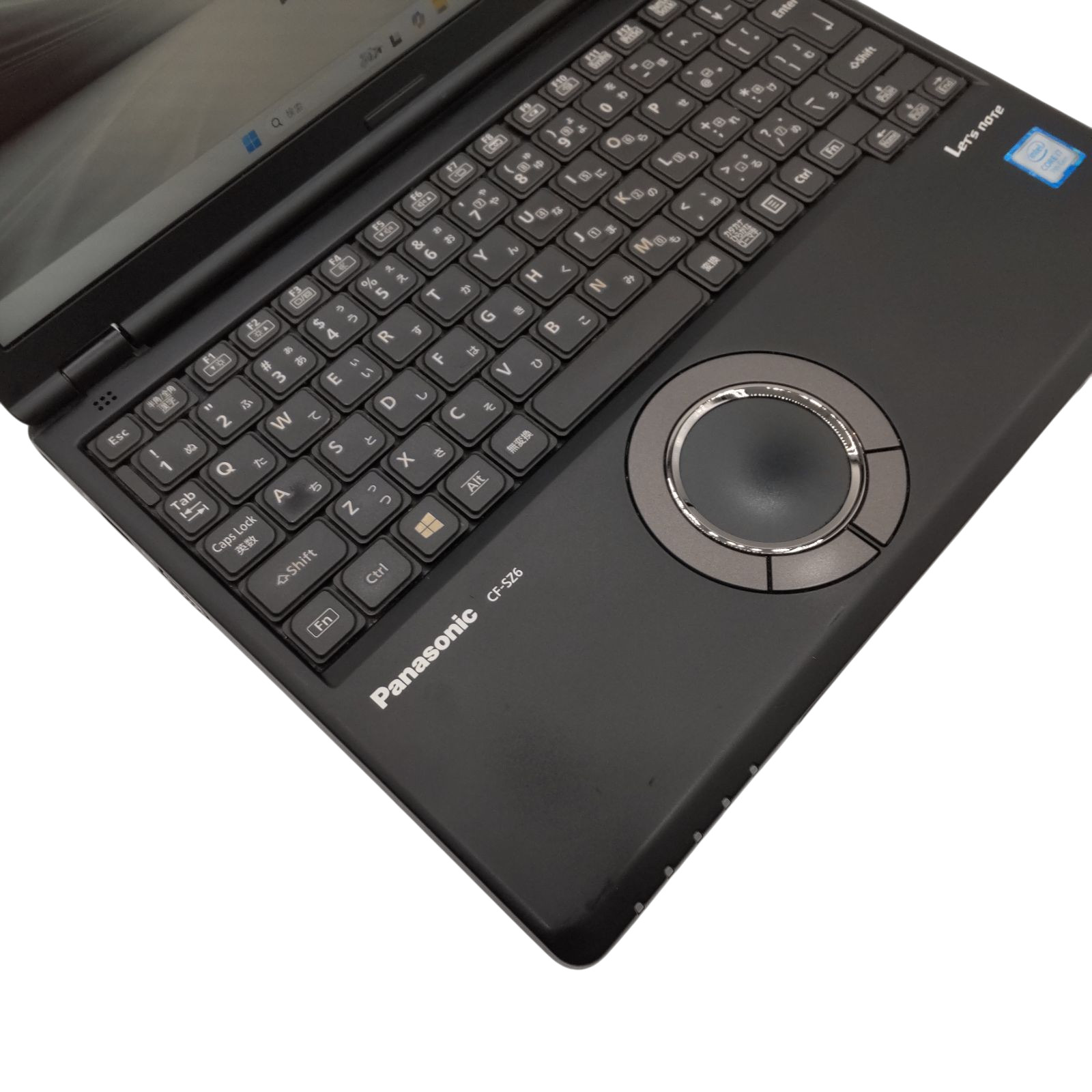 Panasonic Let’s Note CF-SZ6 i7-7500U 8GB 512GB SSD DVD 12.1 Win11 Pro Black Used