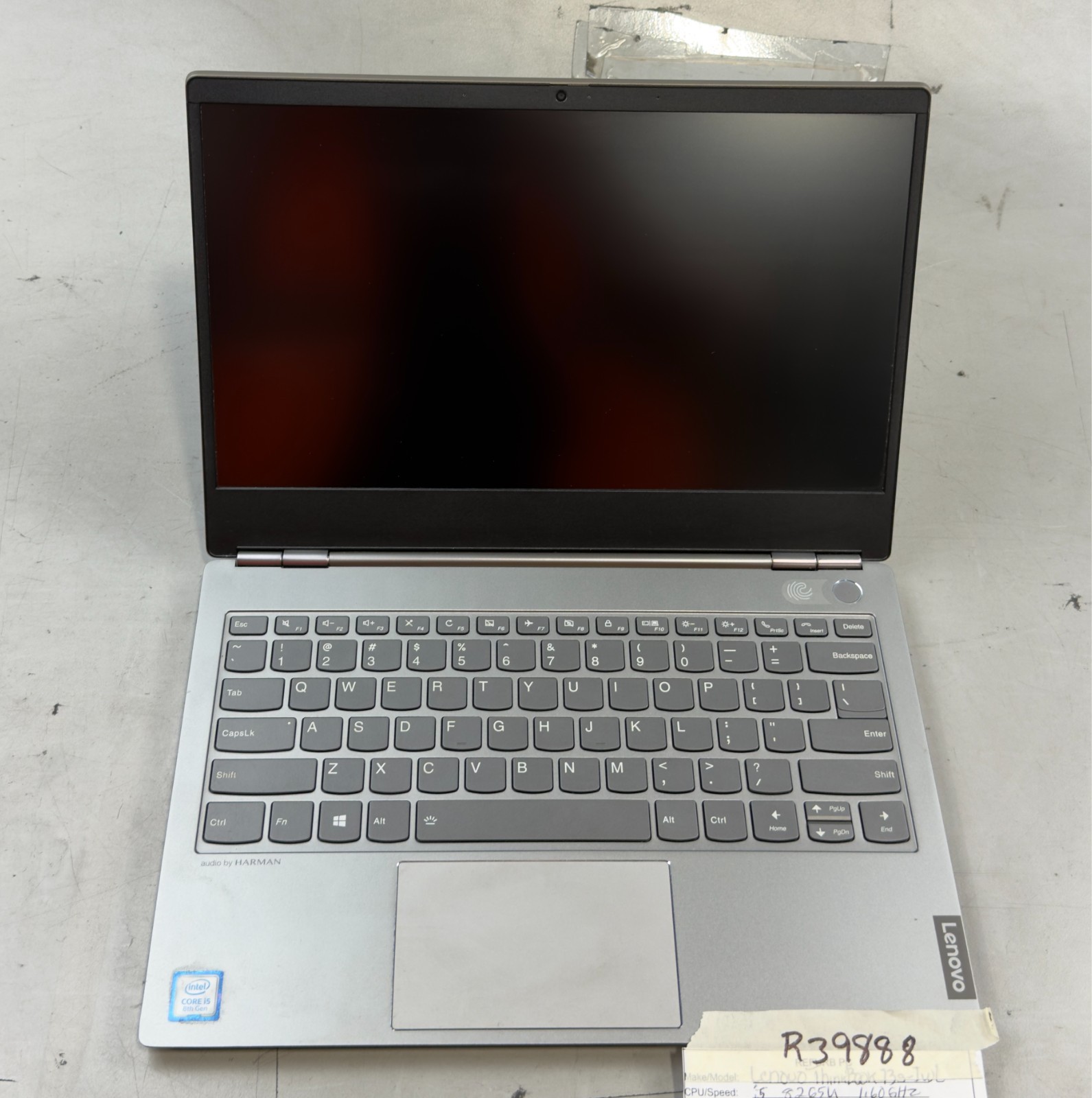 Lenovo Thinkbook 13s IWL i5-8265U / 8GB RAM / NO SSD -RL6083