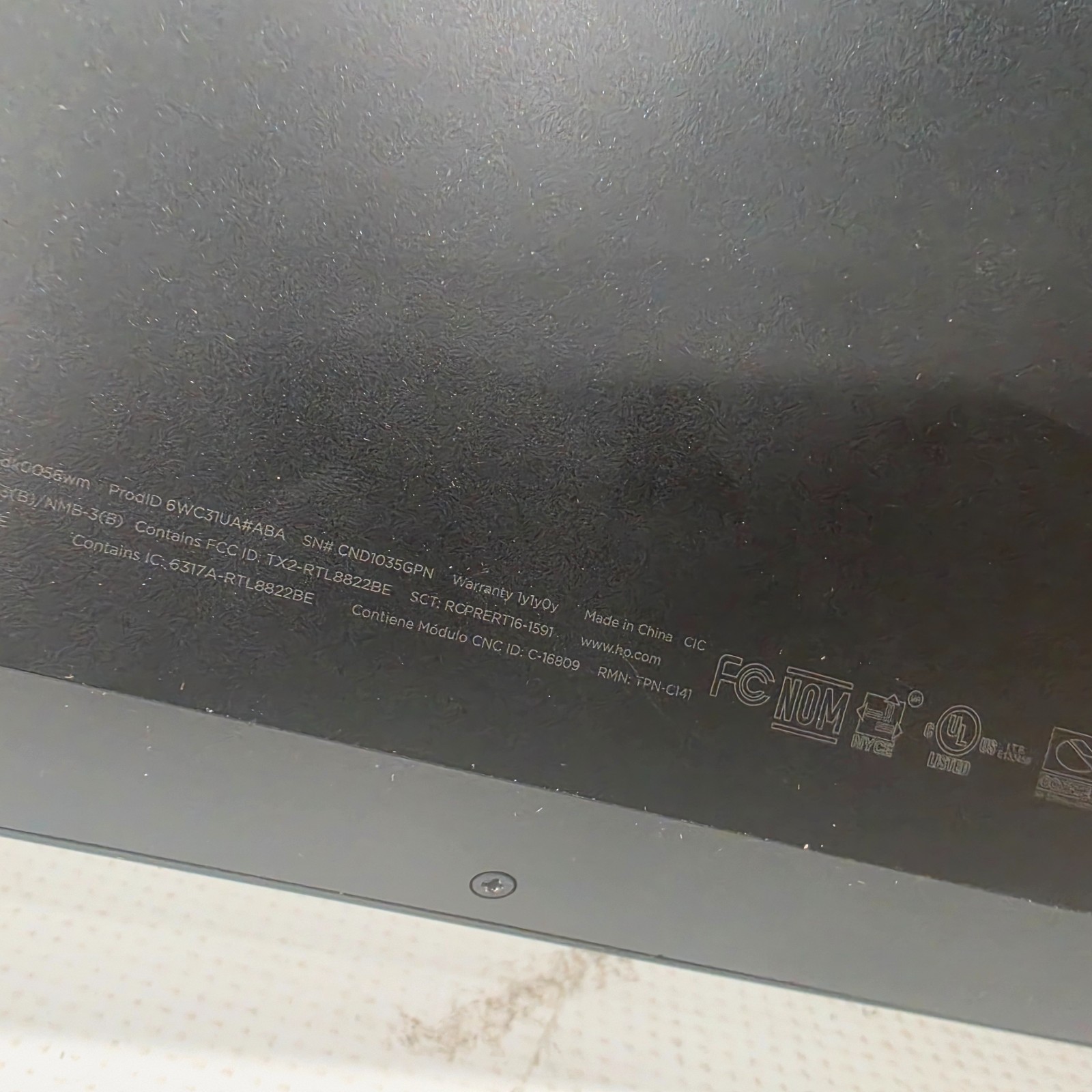 HP Pavilion Gaming Laptop 15-dk0056wm GTX 1650 (needs new battery & charger)