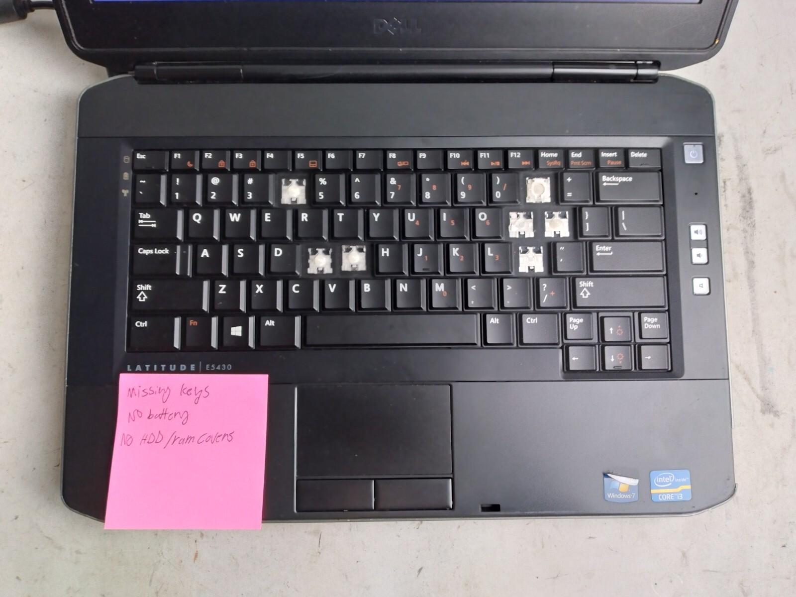 Dell Latitude E5430 w/i3-3120M, 2GB RAM, 320GB HDD, 14″ Laptop for Parts/Repair