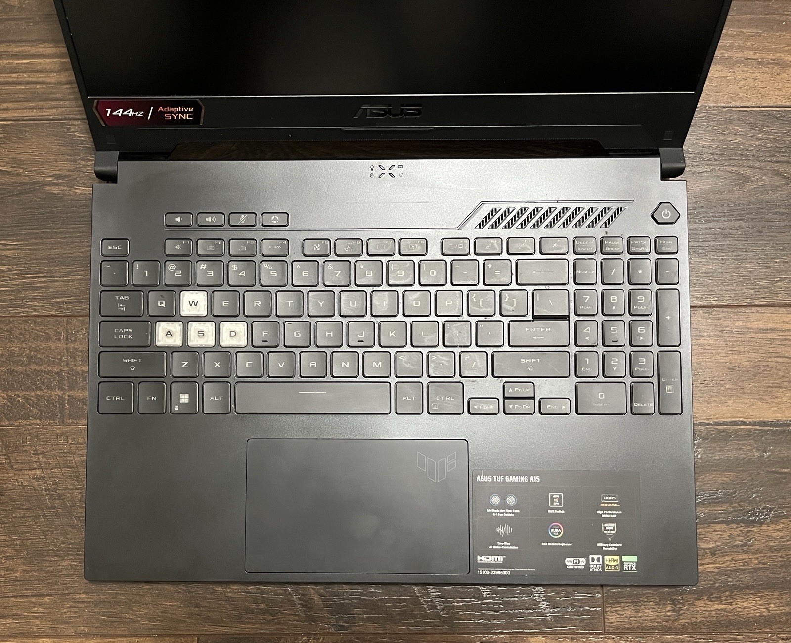 ASUS Laptop Tuf Gaming A15 FA507RE 15.3″ Ryzen 7 6800H RTX 3050 Ti no ram/ssd
