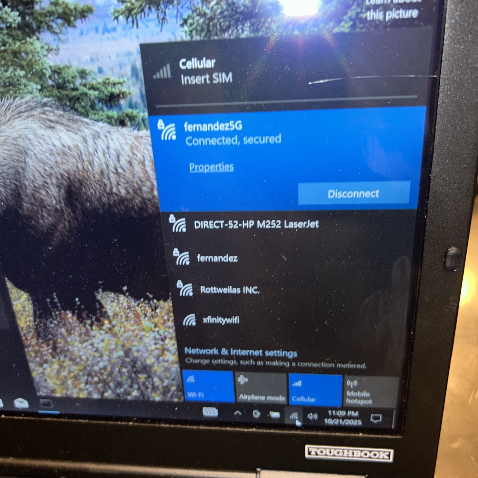 Panasonic Toughbook CF-54 MK1 Intel i5-5300U 4 GB Ram 240GB SSD Win10 Pro