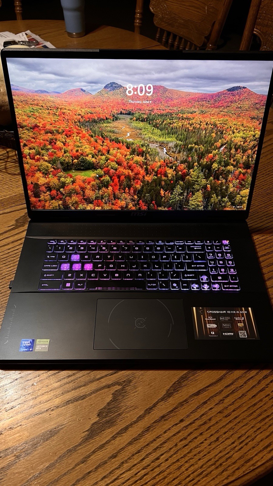 MSI Crosshair 18 HX AI A2XWGKG-012US 18″ Gaming Laptop QHD U9-275HX 5070 1TB