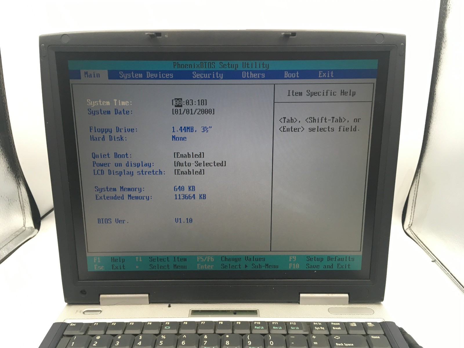 SPARTAN N30N3 14 – BOOTS TO BIOS – INTEL PENTIUM III – 640KB RAM – READ DESC -BB