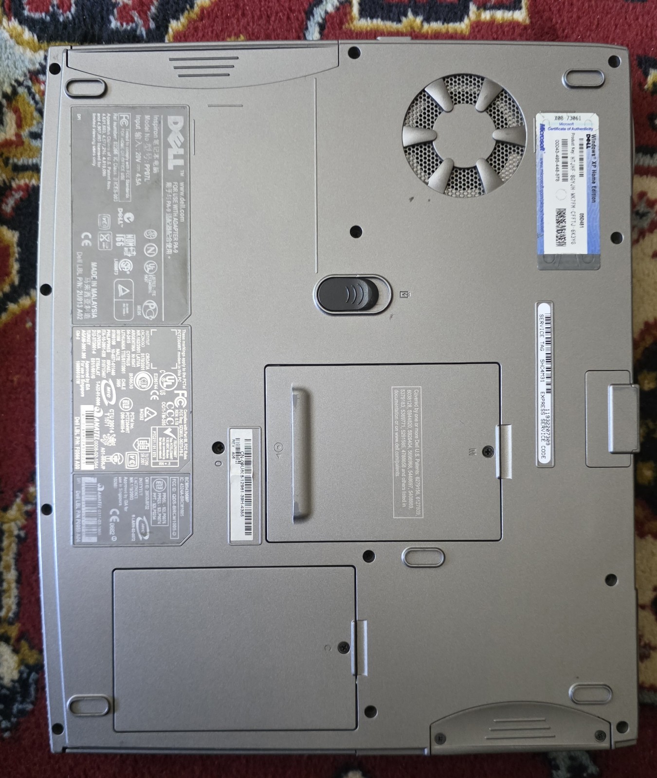 Lot of 4 DELL, HP, LENOVO Old Laptops – GOOD CONDITION – FOR PARTS