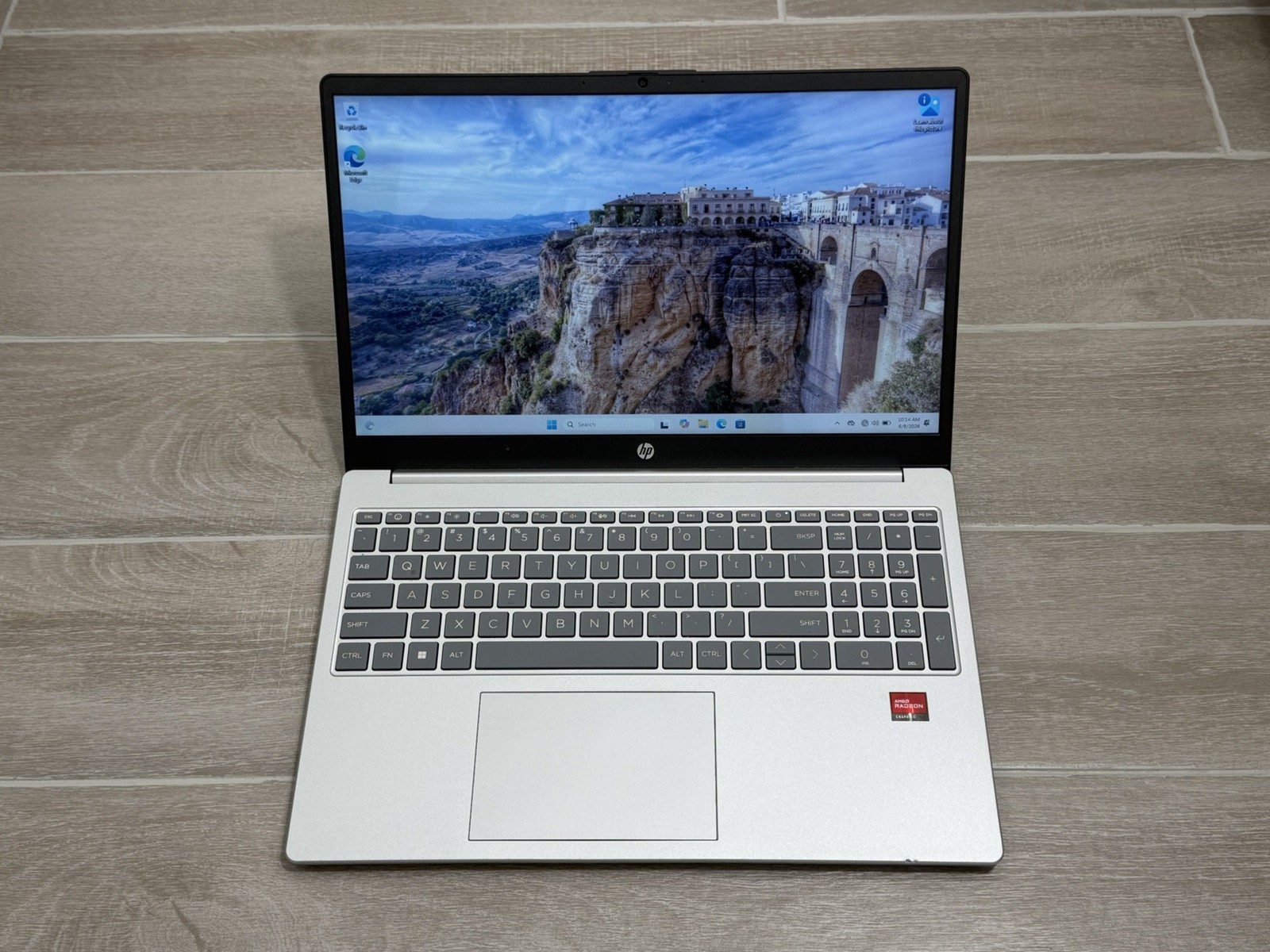 HP 15-FC0025DX 15.6″ HD Touch Laptop Ryzen 5 7520U 8GB RAM 512GB NVMe SSD Win-11