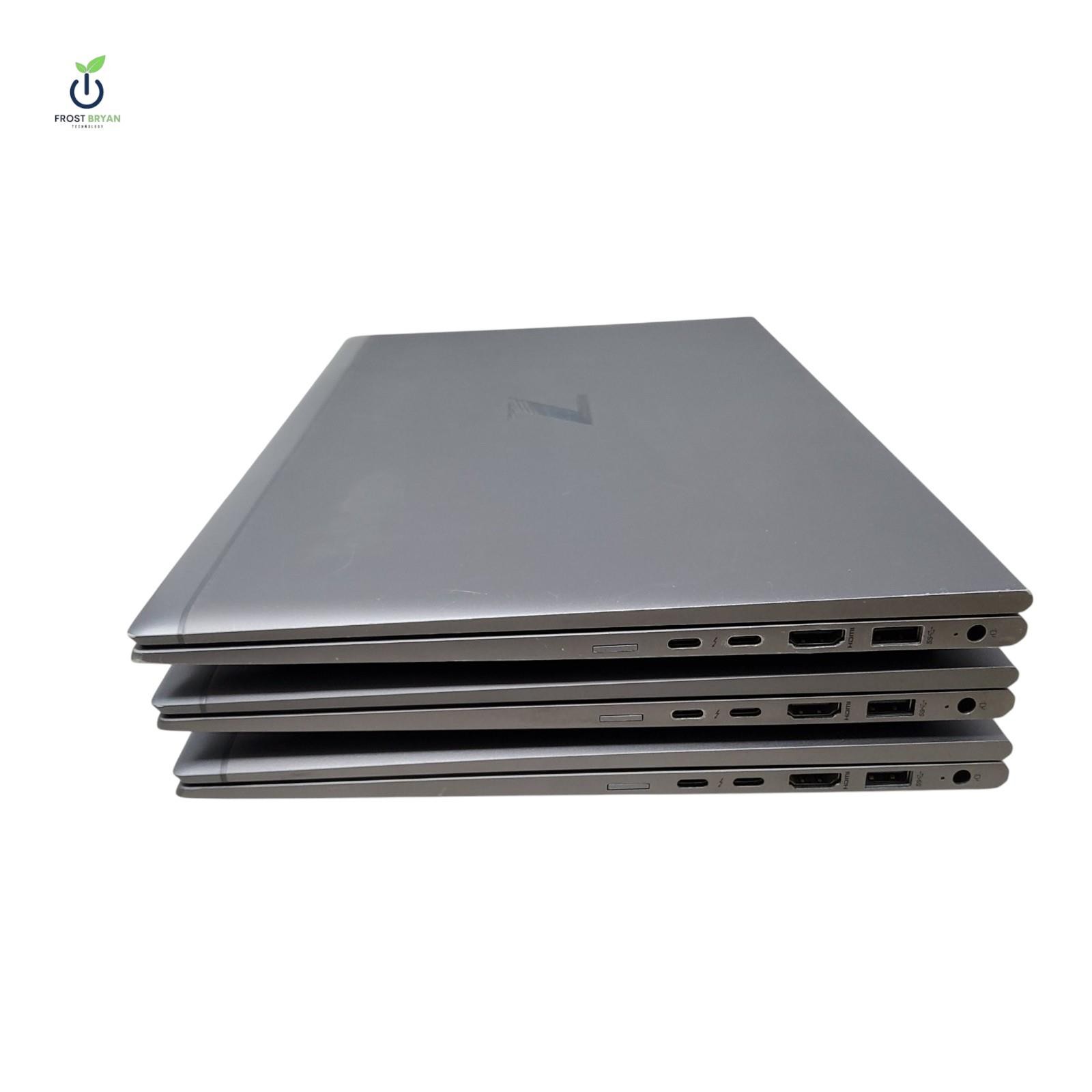 Lot of 3 HP ZBOOK FIREFLY 15″ G8 i7-1185G7@3.00GHZ 8/512GB No OS Grade C [READ]