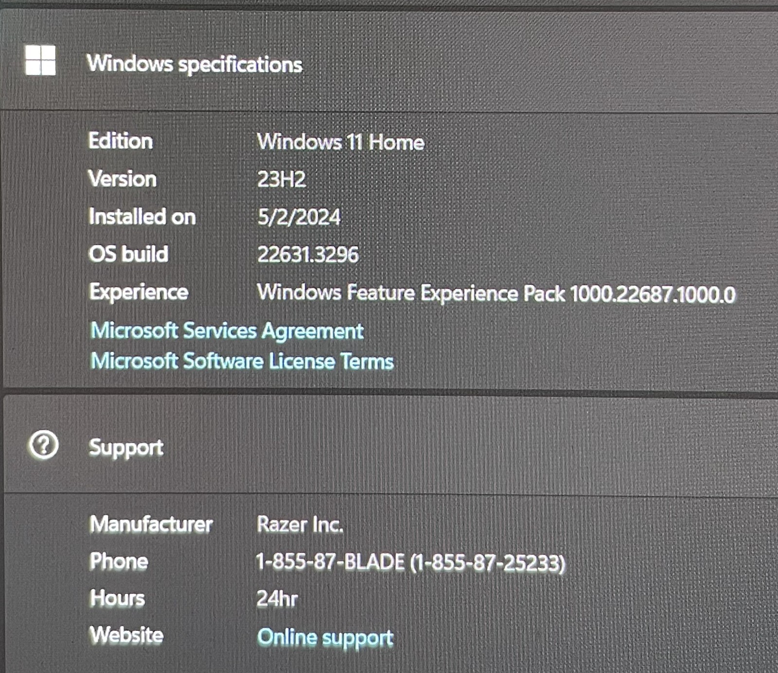 Razor Blade 16 RZ09-0510 Laptop 96GBs RAM – 5TBs HD (Early 2024 Model)