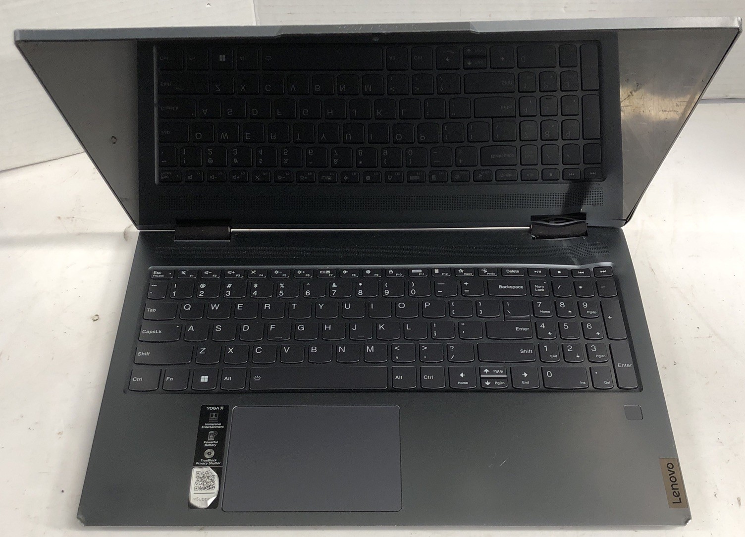 Lenovo Yoga 7-15ITL5 Unknown Processor DDR4 Ram No Drive/OS Broken Hinge – Read