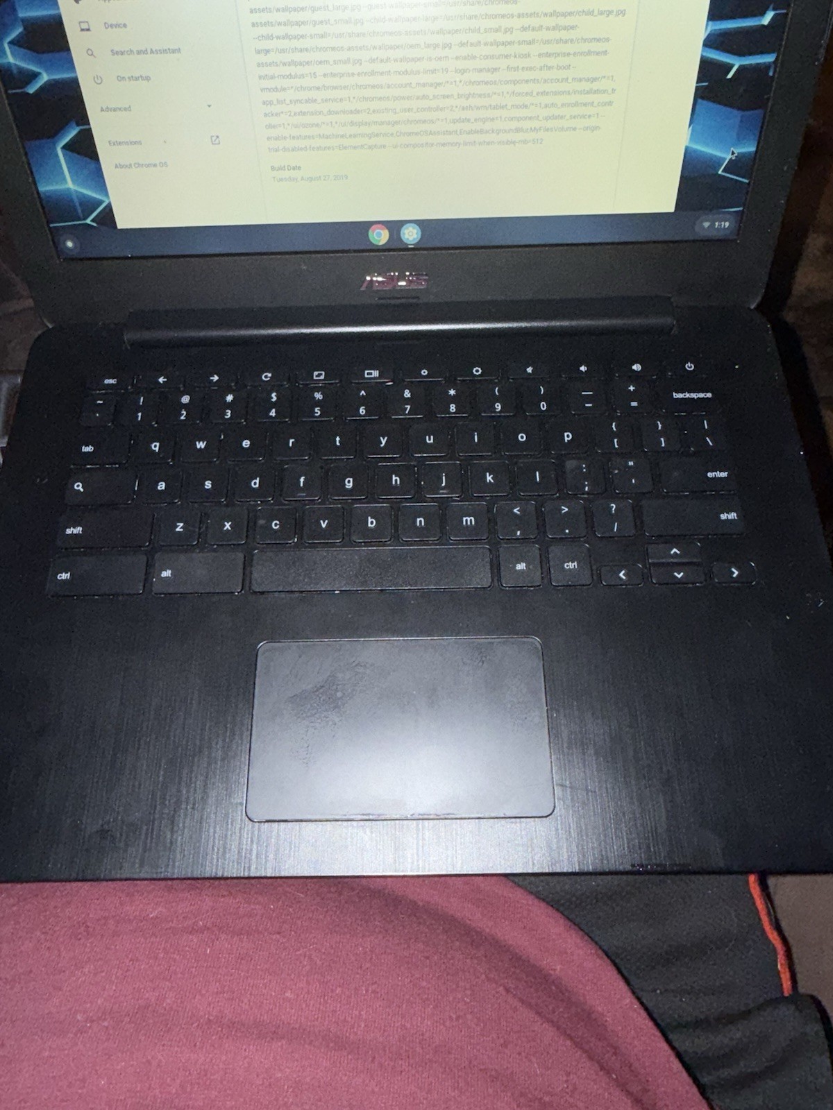 2019 Asus chromebook 10gb storage