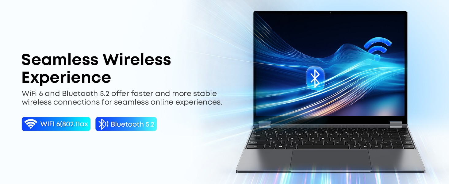 CHUWI FreeBook 2-in-1 Laptop 13.4″ 16GB/512GB, Intel N150, Win11 Touch, Backlit