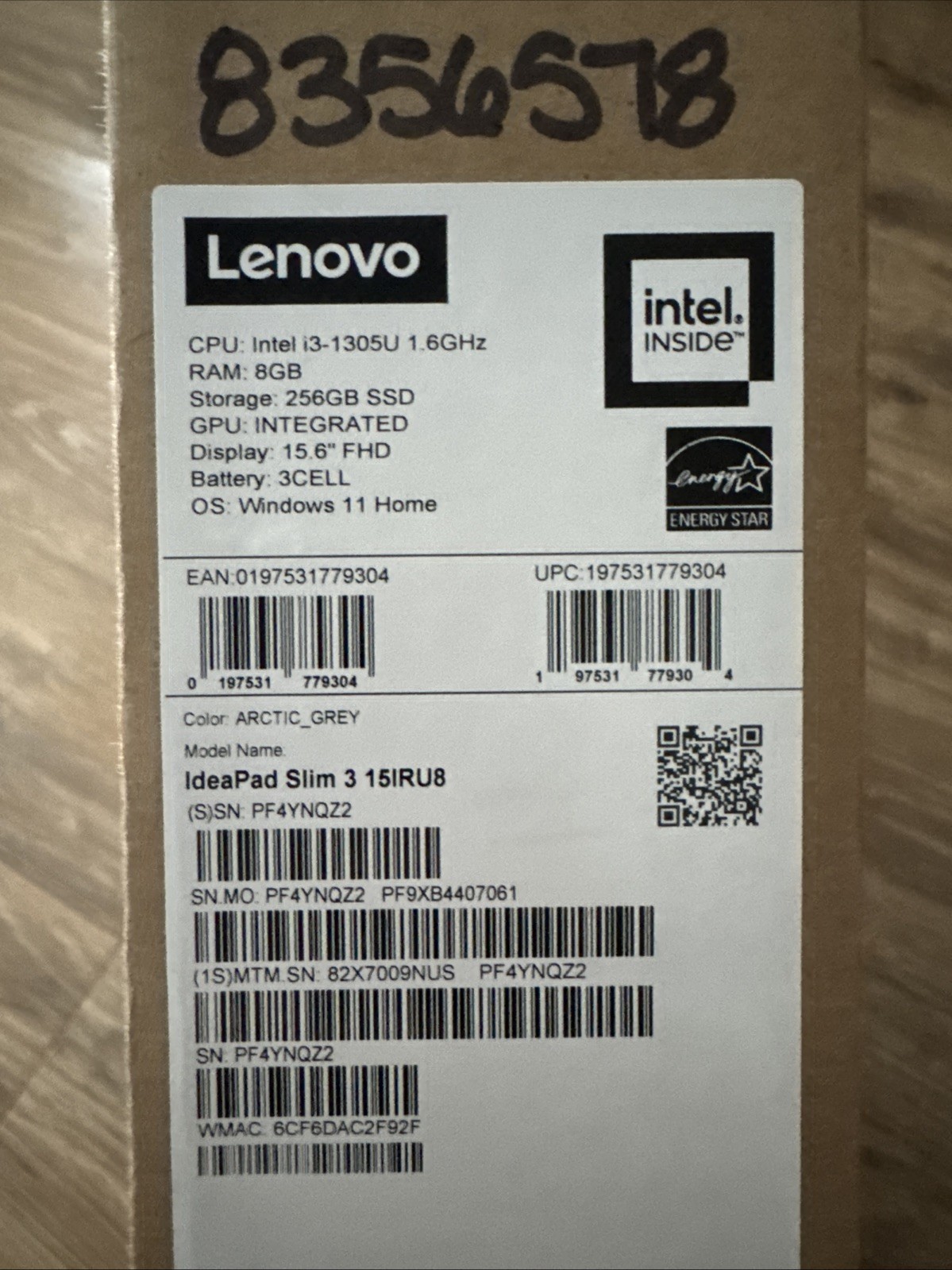 Lenovo 15.6″ IdeaPad Slim 3 Notebook (Abyss Blue) + Laptop Sleeve Carrying Case