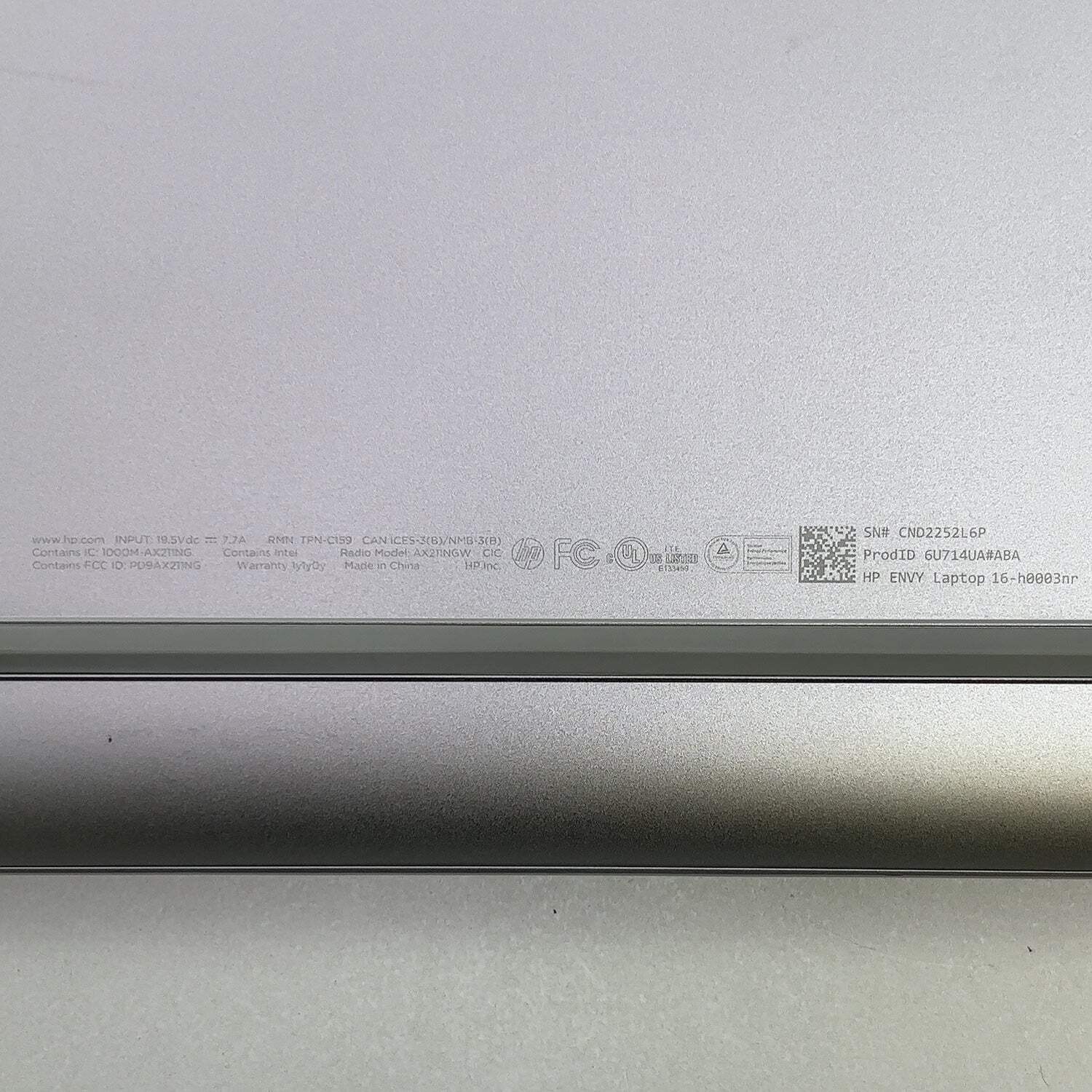 Broken HP Envy 16-H0003NR i7-12700H 2.3GHz 16GB RAM 1TB SSD Intel Arc A370M READ