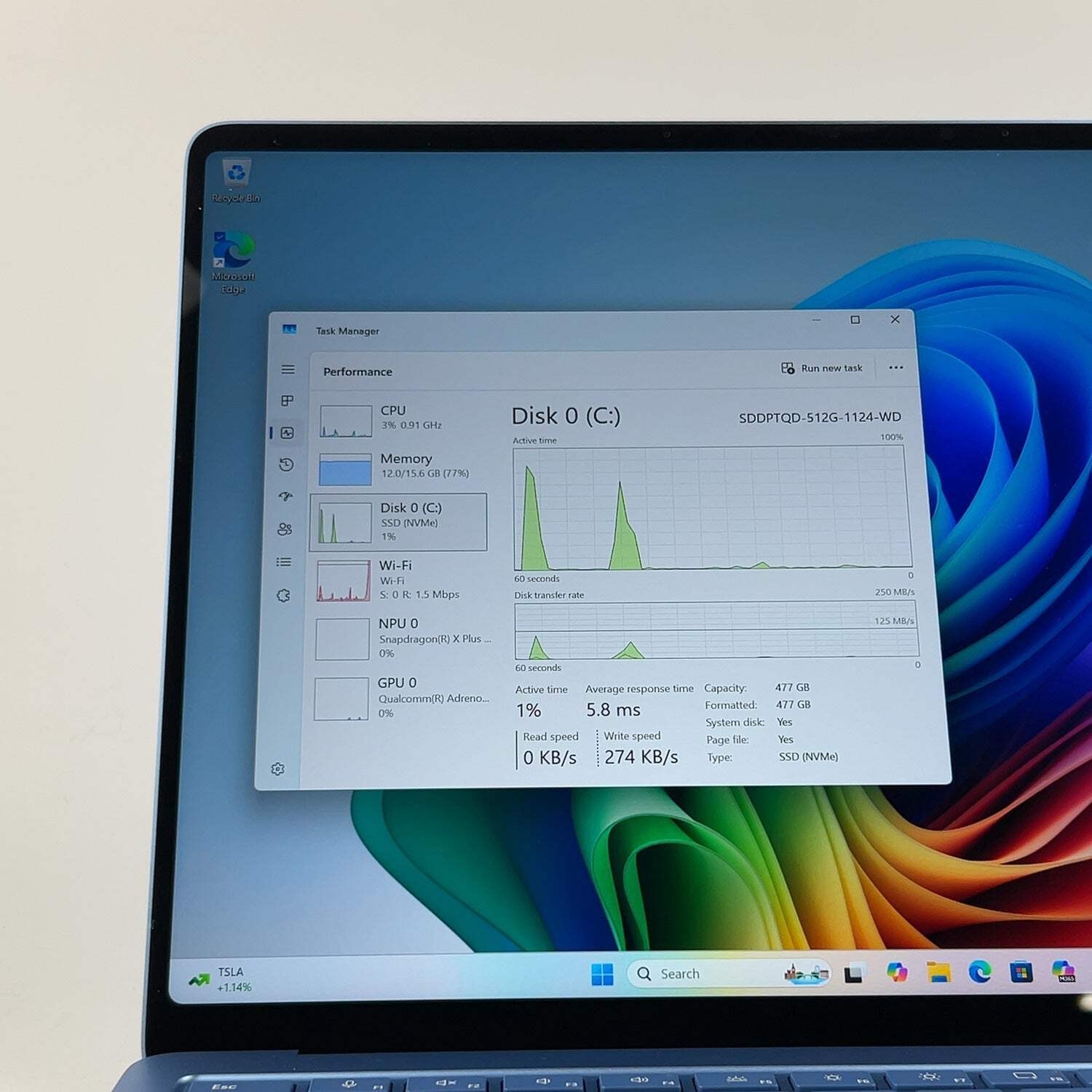 Microsoft Surface Laptop 7 2036 13.8″ Snapdragon X 3.4GHz 16GB RAM 512GB SSD