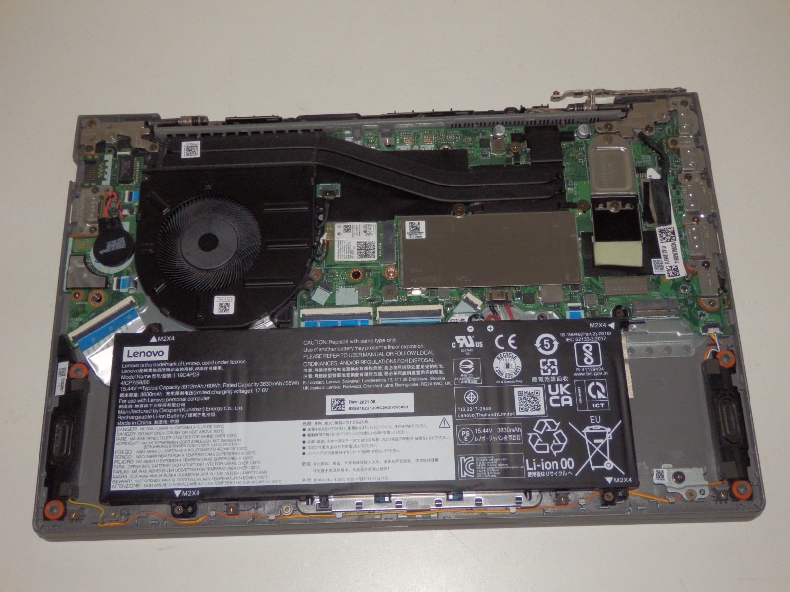 Lenovo ThinkBook 14 G2 ITL, Intel i3-1115G4, 8GB Ram No SSD, 14″ FHD Part Faulty