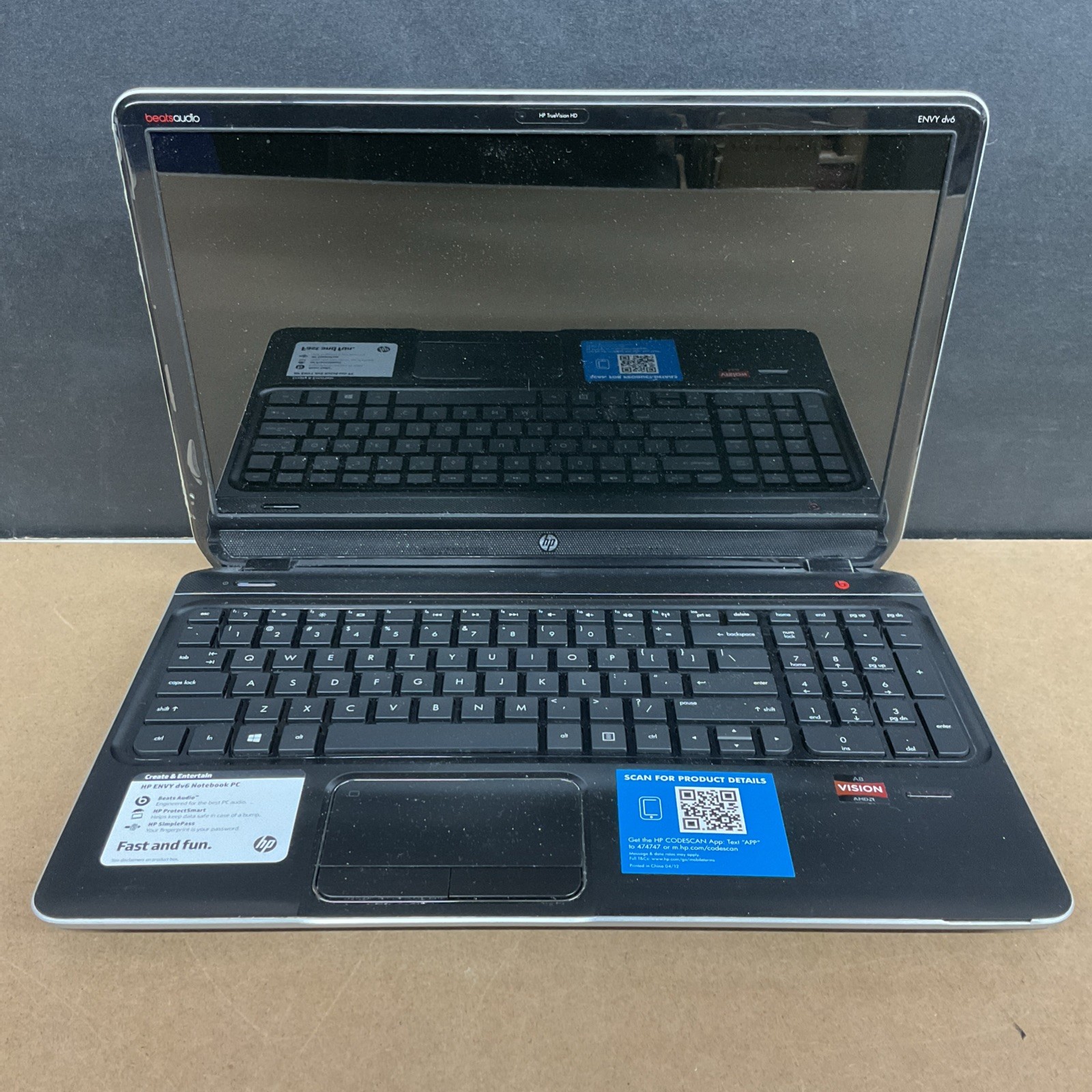Lot Of 7 HP & Acer Laptops Notebook ENVY DV6 – Broken / Untested / Missing Parts
