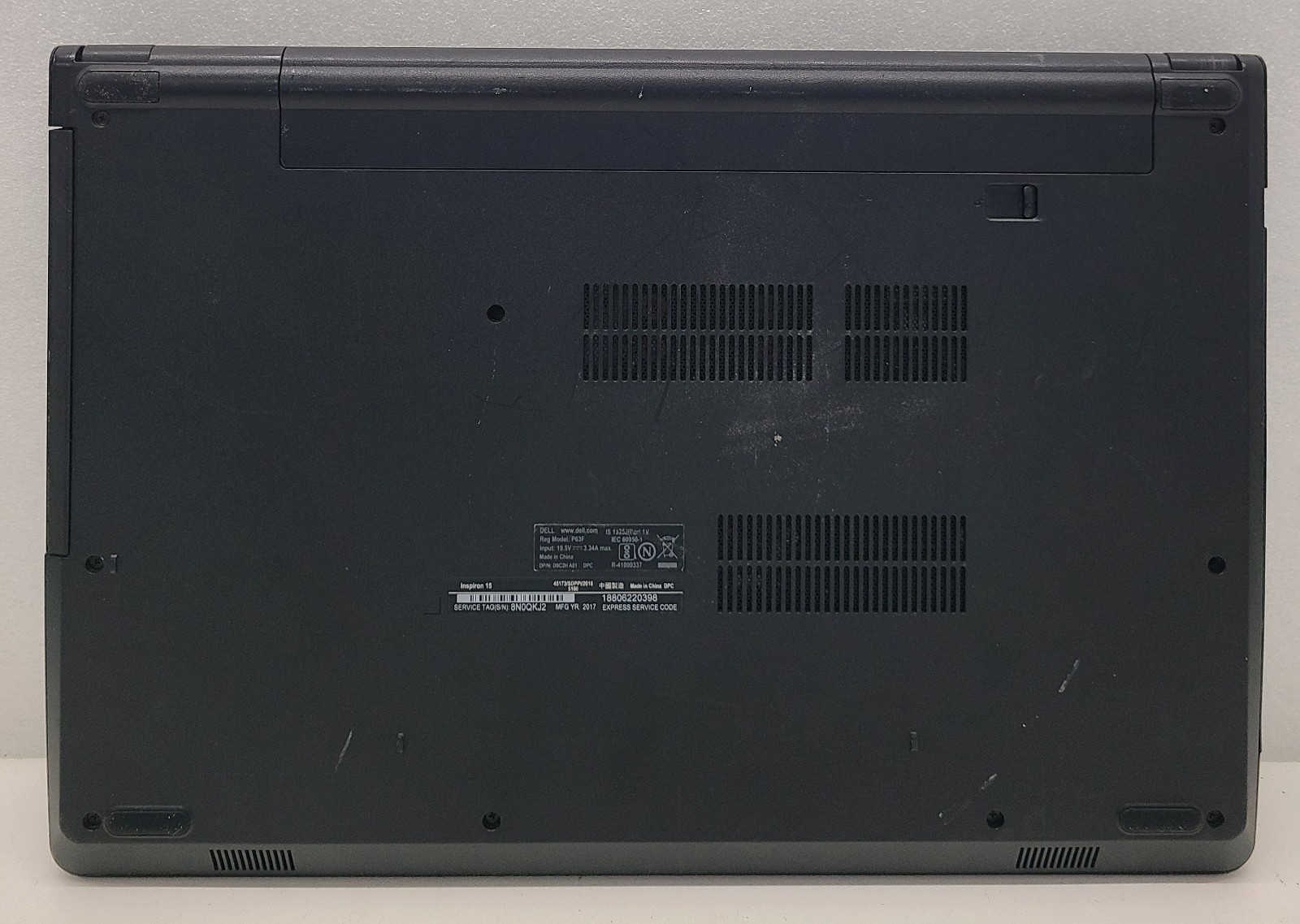 Dell Inspiron 15-3567 15.6″ Laptop Intel i3-6006U 12GB RAM NO HD/OS (FL)