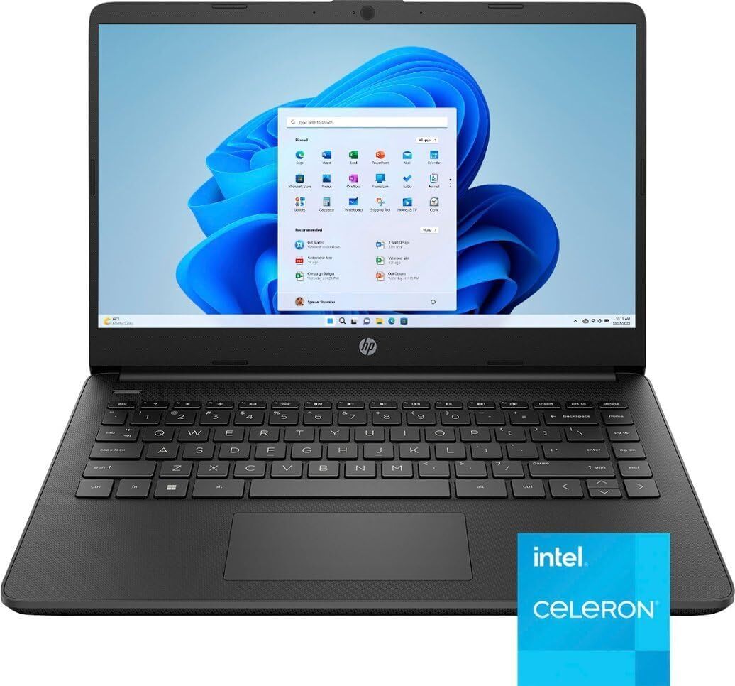 HP 14 Student Laptop 8GB RAM 64GB eMMC Intel Quad-Core N4120 Windows 11
