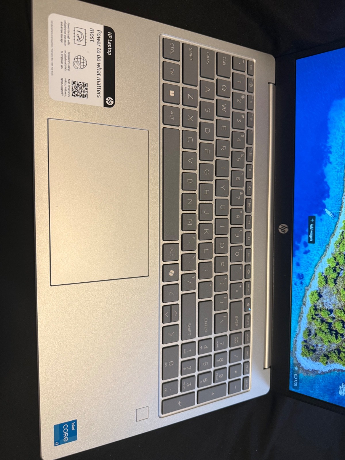 HP 15-fd0133wm 15.6″ Laptop Intel i3 13th gen 8GB RAM 256GB SSD Silver Win11 H