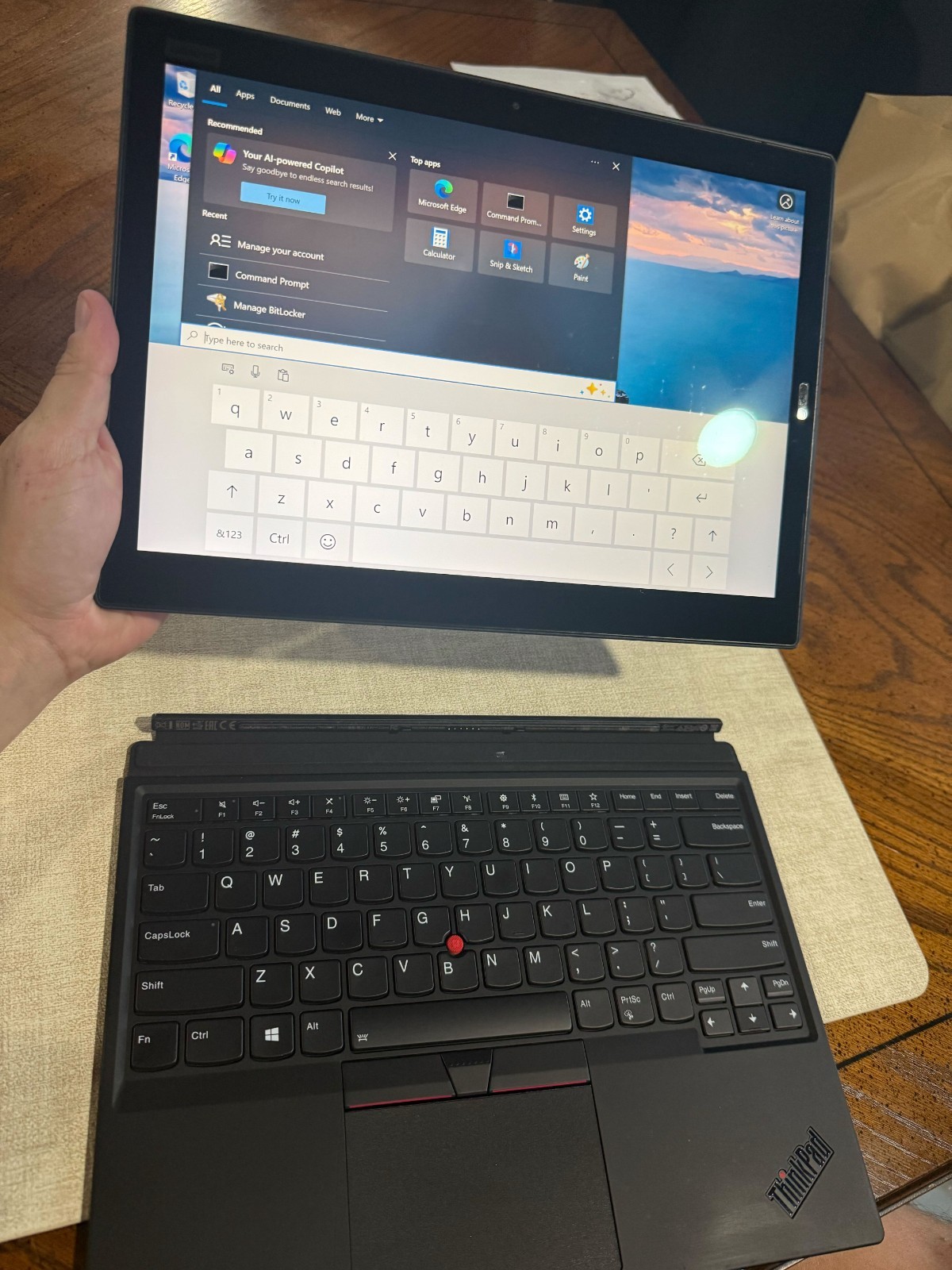Lenovo ThinkPad X1 Tablet Gen 3 | 13″ Touchscreen | i7-8th Gen | 16 GB | 256 GB
