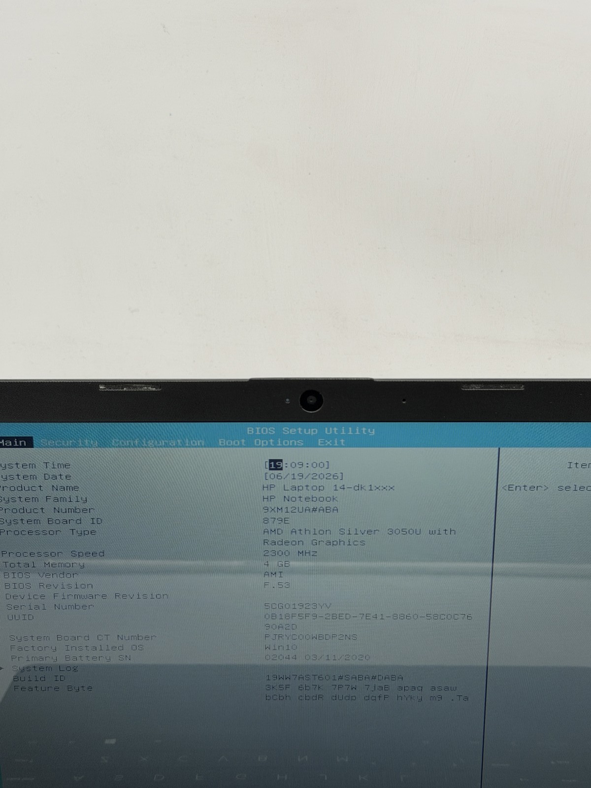 HP Laptop 14-dk1xxx 14″ AMD Athlon Silver 3050U 4GB 128GB NO OS {READ}
