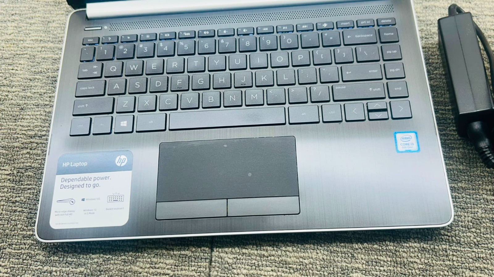 HP 14-df0023cl 14″ FHD Laptop Intel i3 4GB RAM 128GB SSD Silver Notebook 1034756
