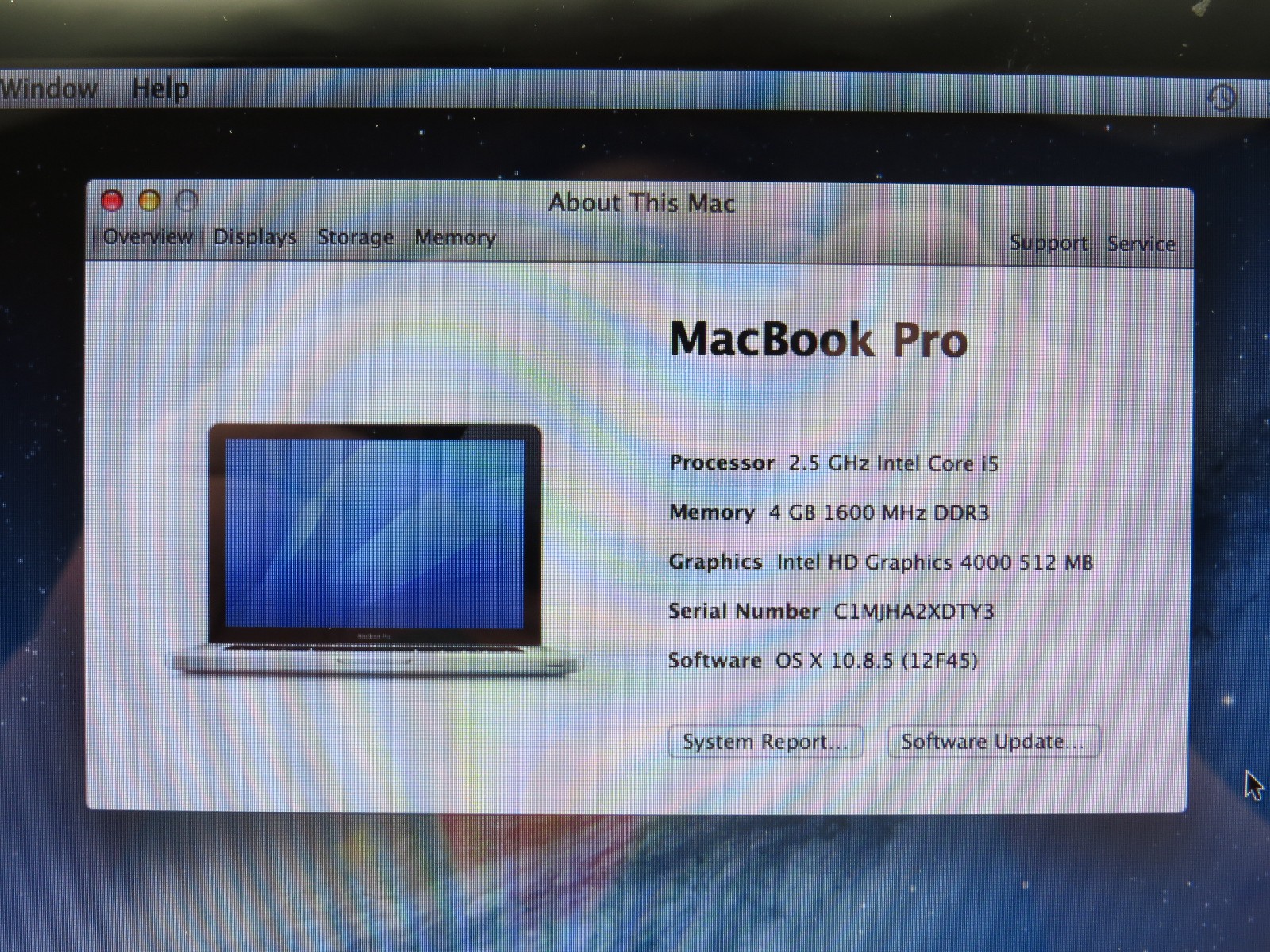 Apple MacBook Pro A1278 | i5-3210M @ 2.5GHz | 4GB DDR3 | HD 4000 | 13.3″ Display