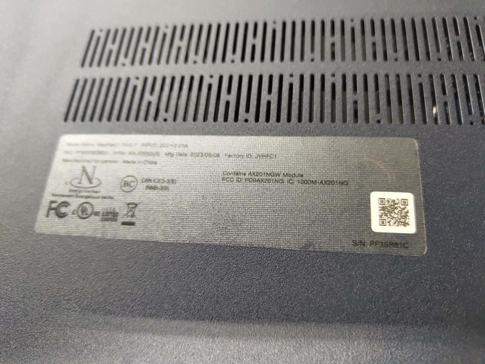 Lenovo Ideapad 1 (Used) Several Marks On Front Of Item