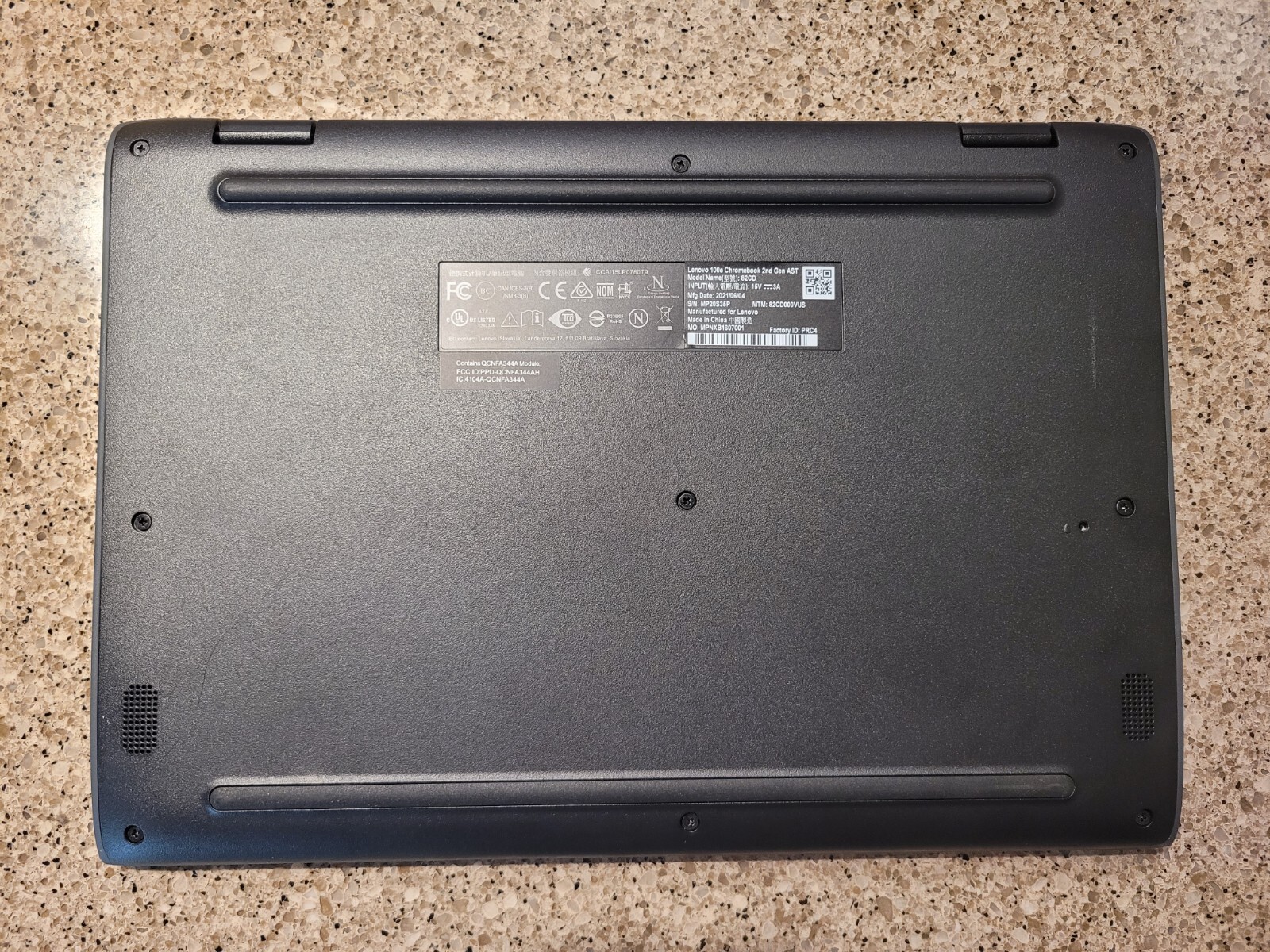 Lenovo 100e Chromebook 2nd Gen 11.6″ (32GB eMMC, AMD A4 Dual-Core, 2.40GHz, 4GB)