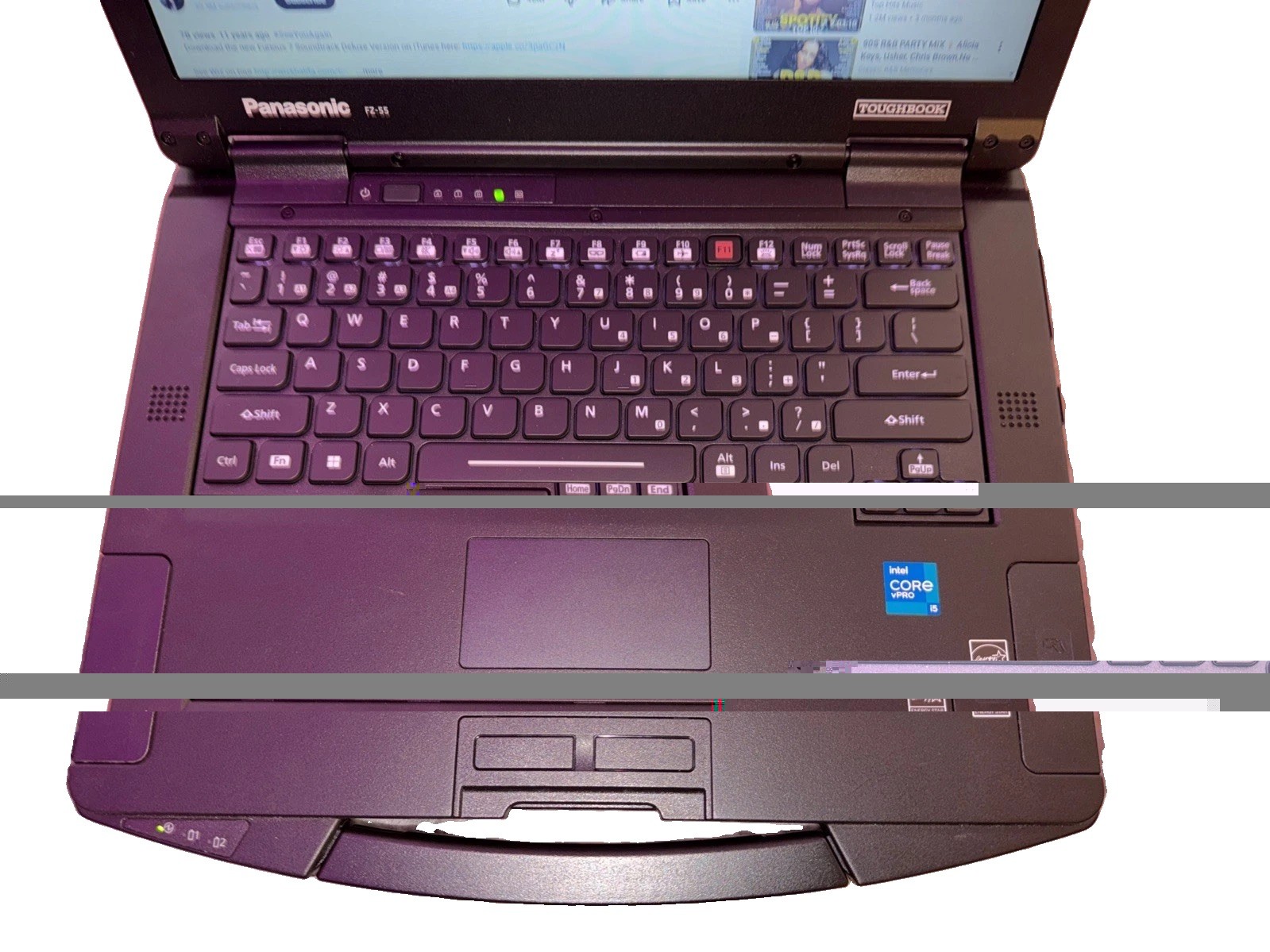 Panasonic Toughbook FZ55 i5-1145G7 16RAM 512 Nvme Adapter Bios Locked Touch