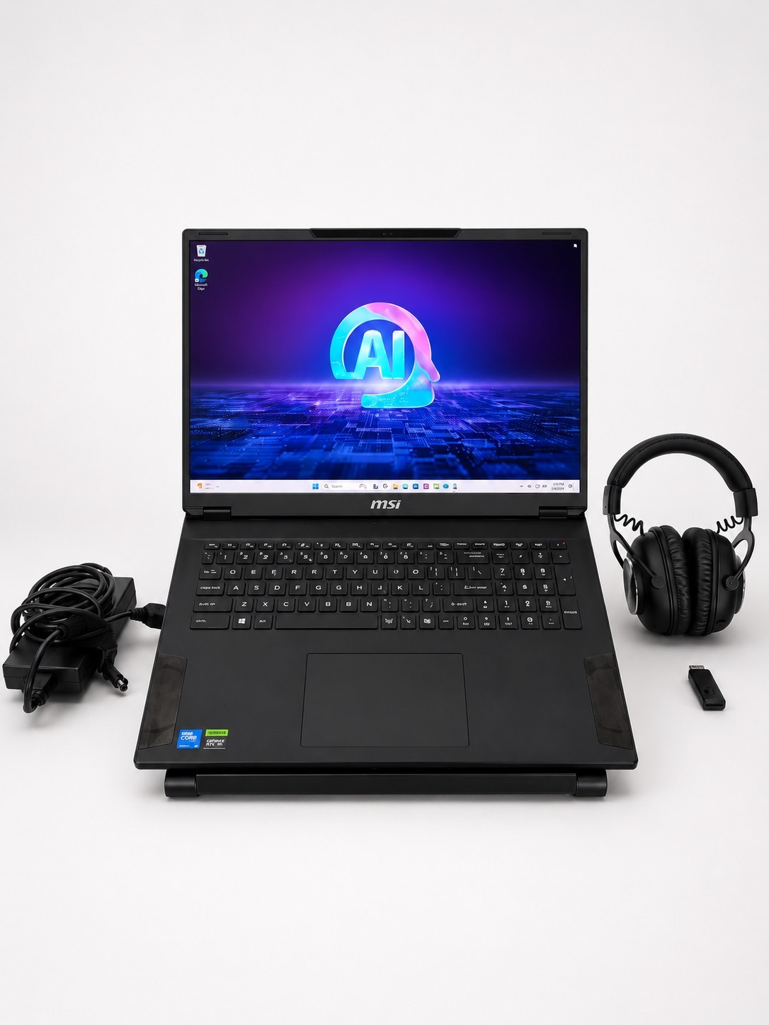 MSI Stealth 18 AI Studio Intel Core Ultra 9-185H RTX 4080 32GB 1TB SSD 18″ W11H