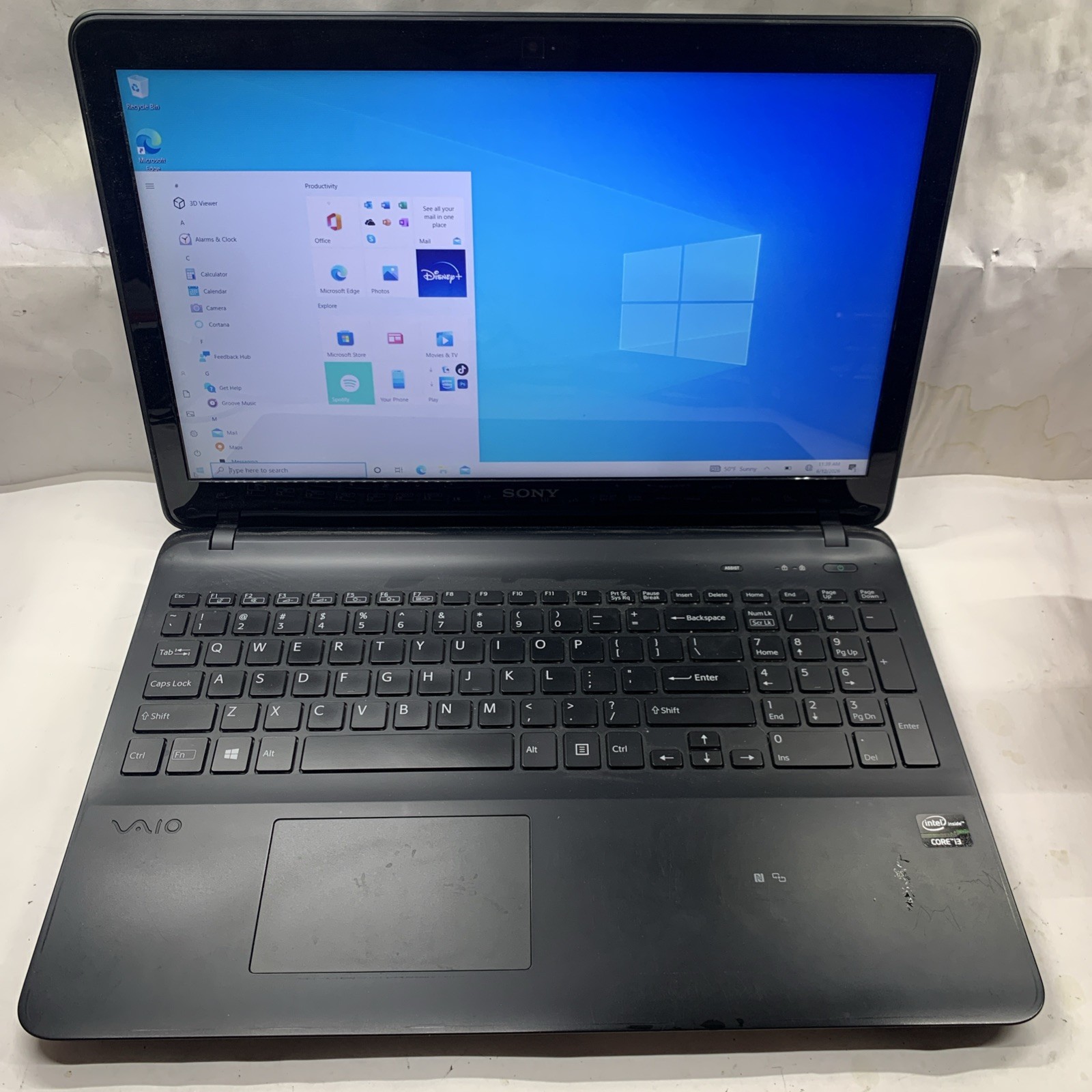 Sony Vaio SVF152C29L FHD 15.6″ i5-3327U 1.9GHz 6GB RAM 700GB HDD Win10