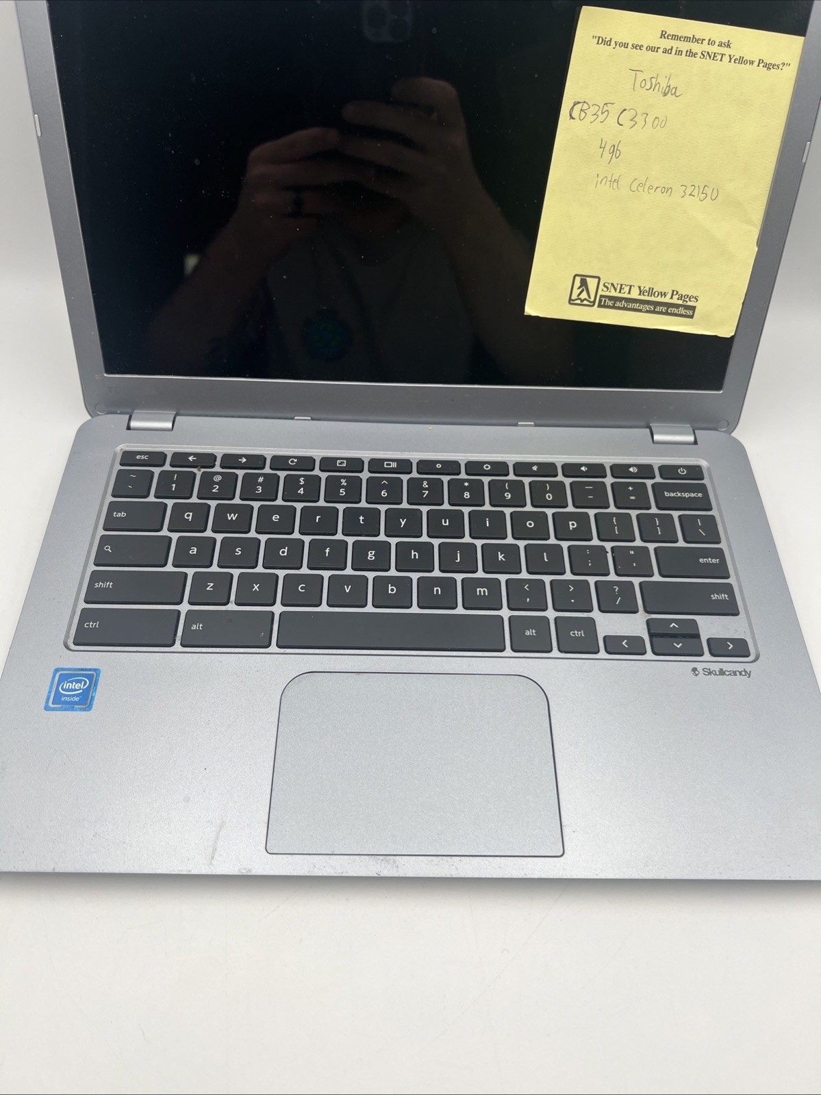 Toshiba Chromebook 2 Skulcandy CB35-C3330 4GB Intel Celeron 3215u Working